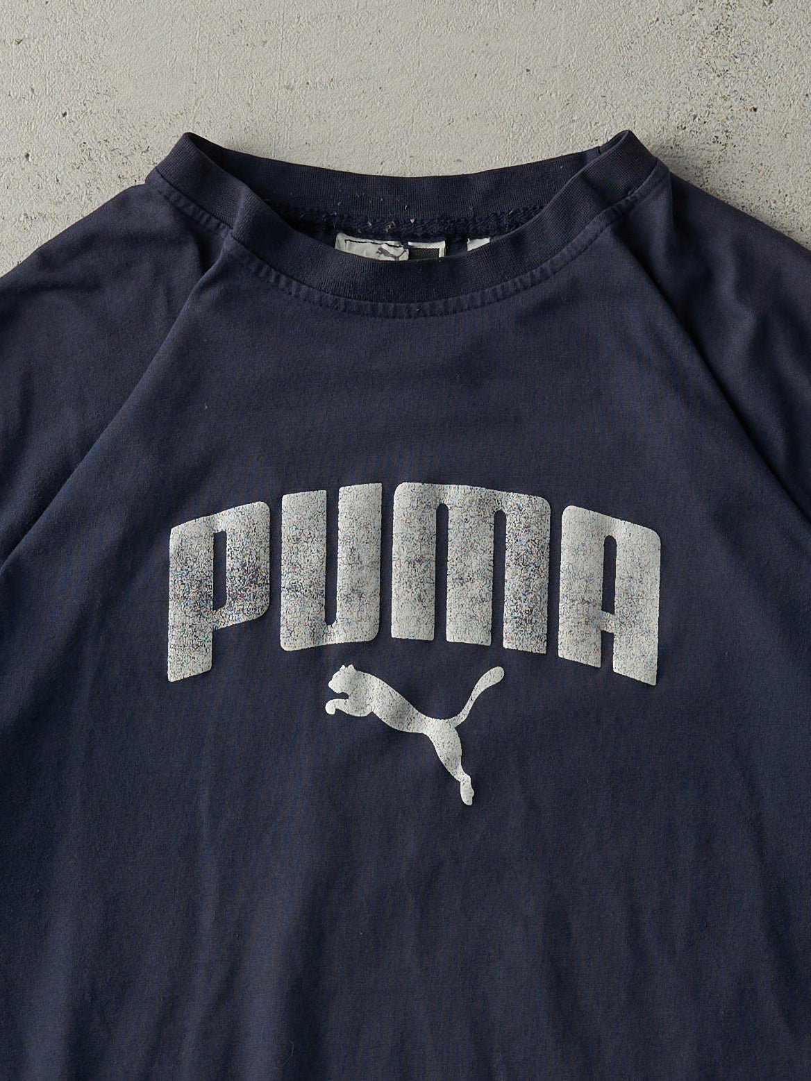 Vintage Y2K Navy Blue Puma Tee (M)