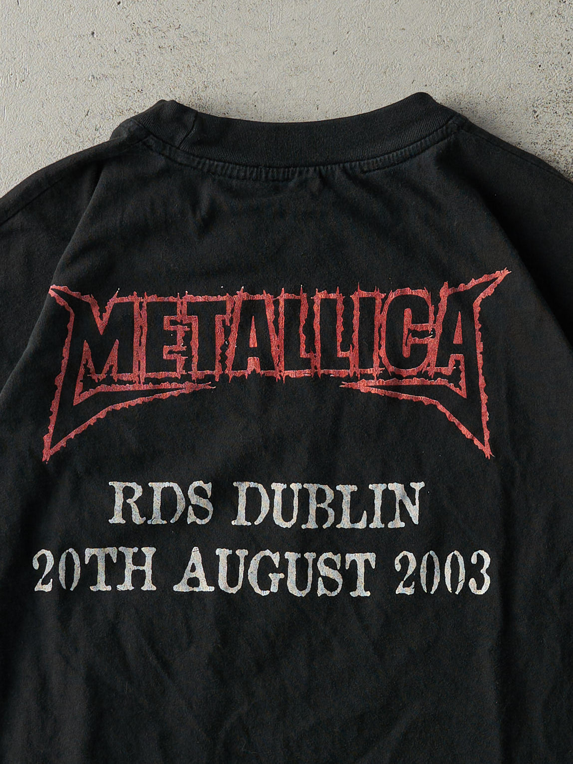 Vintage 03' Black Metallica European Tour Tee (M)