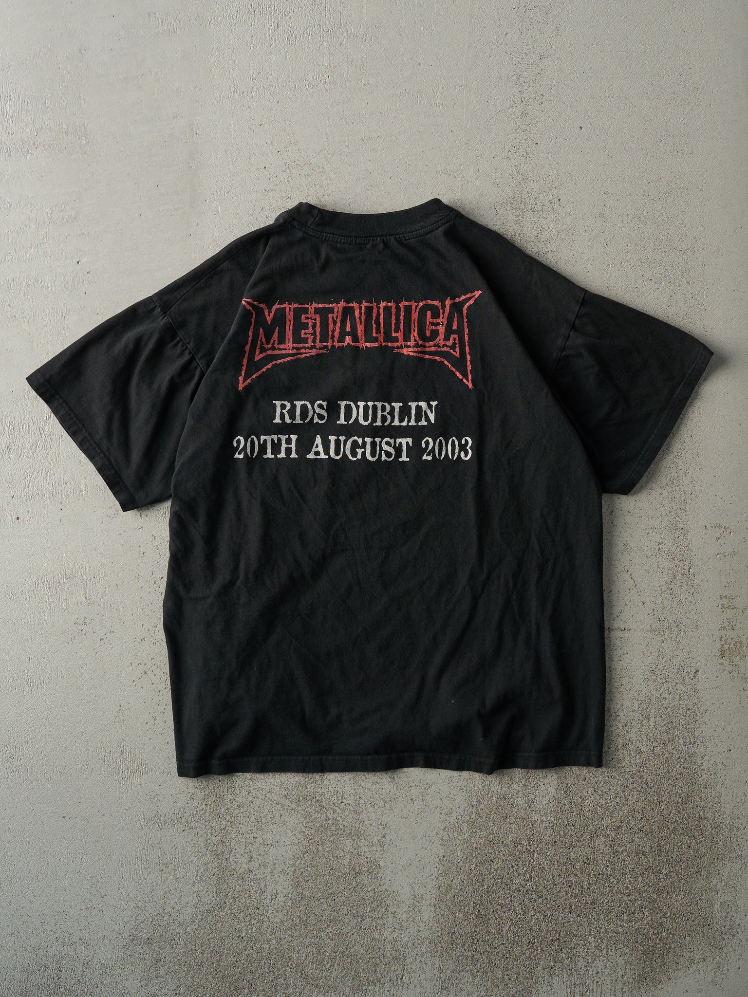 Vintage 03' Black Metallica European Tour Tee (M)