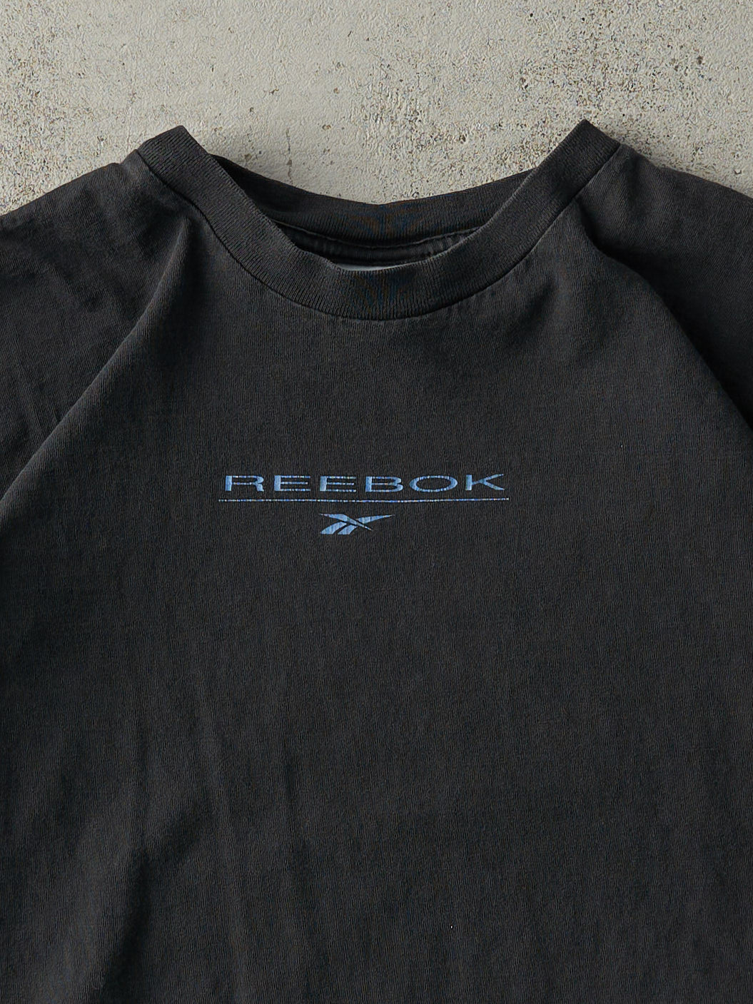 Vintage 90s Faded Black Reebok Tee (M)