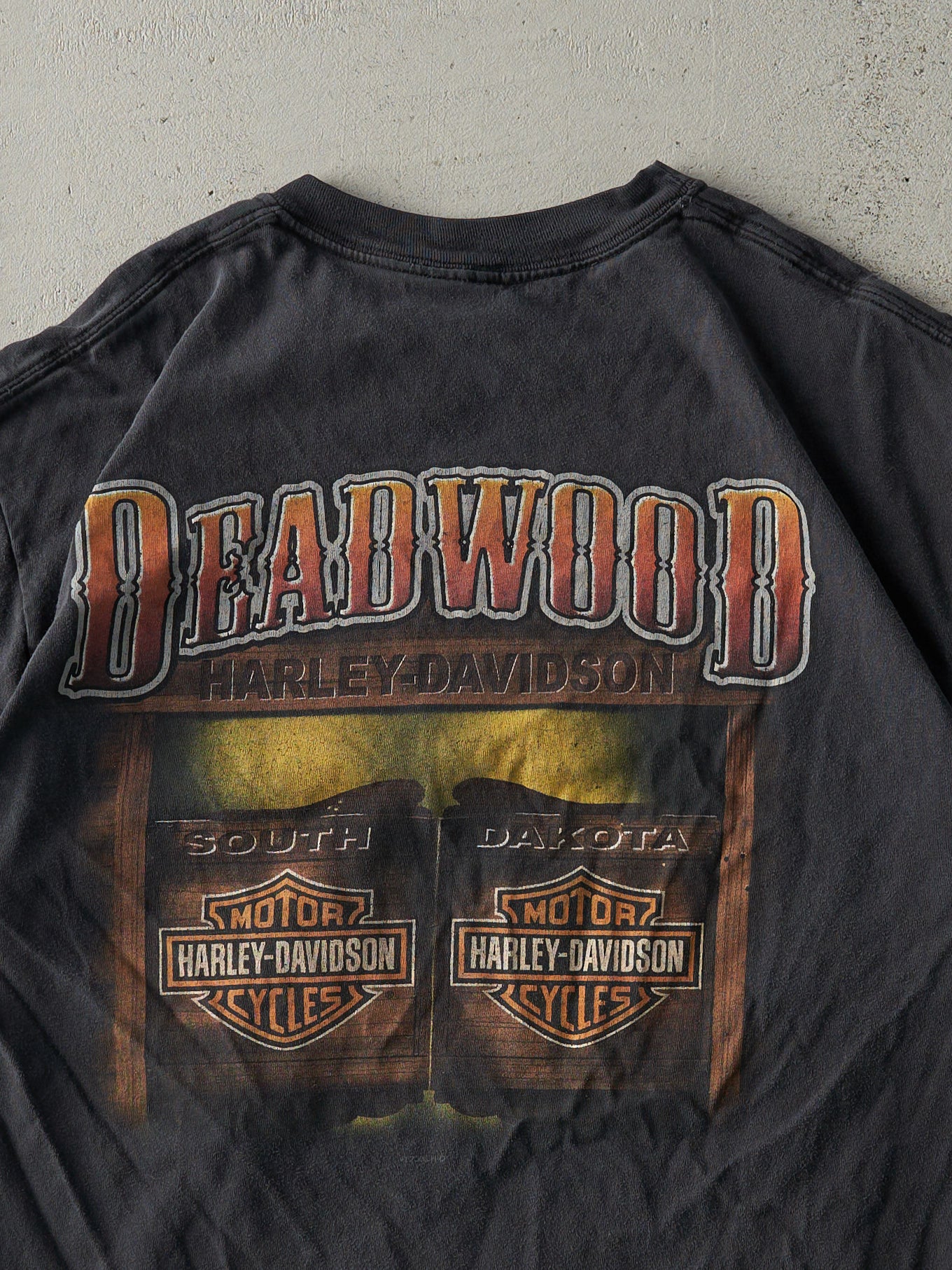 Vintage 08' Black Sturgis Black Hills Rally Harley Davidson Tee (M)