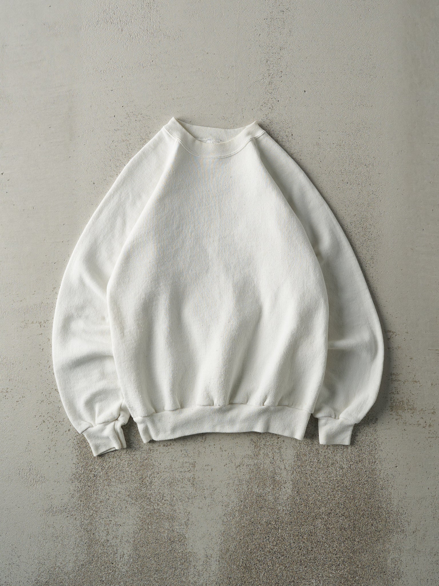 Vintage 80s White Blank Crewneck (S)