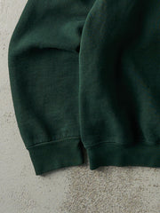 Vintage 90s Forest Green Embroidered Wilson Crewneck (L)