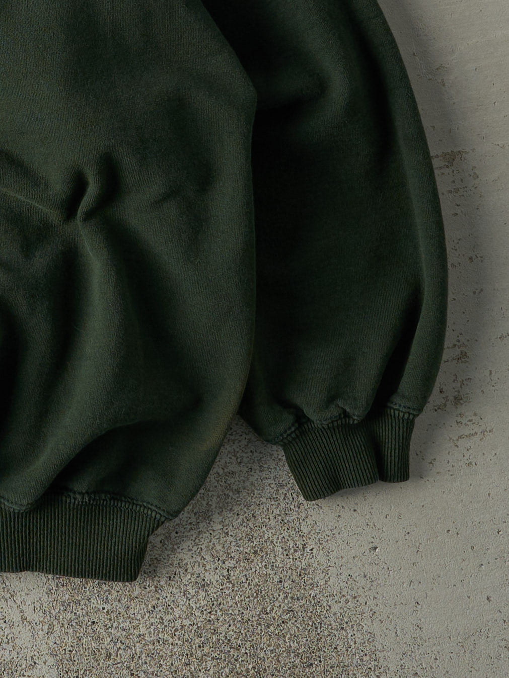 Vintage Y2K Green Embroidered Logo Boxy Crewneck (L)