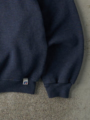 Vintage Y2K Washed Navy Blank Russell Athletics Crewneck (L)