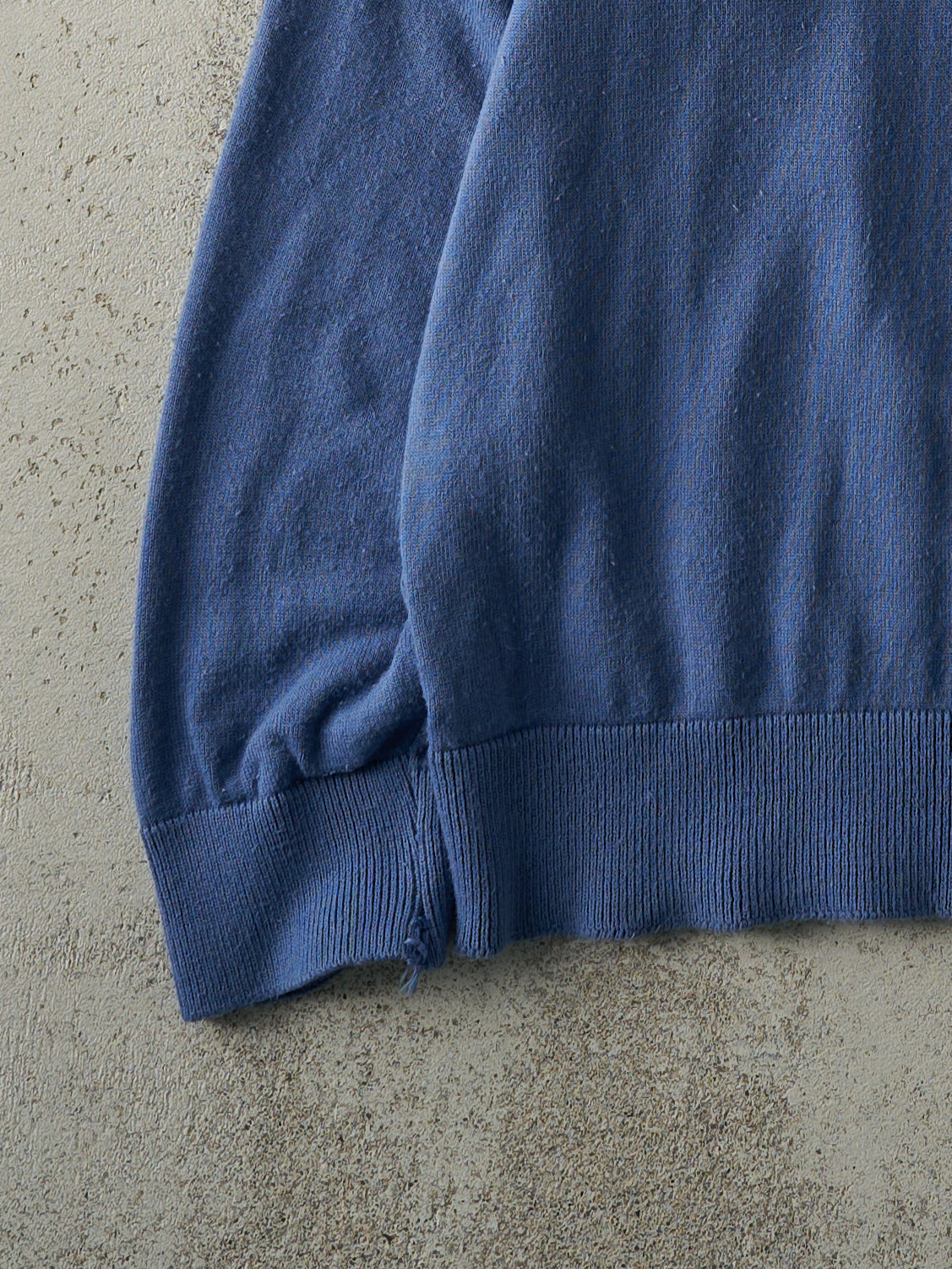 Vintage 90s Blue Polo Ralph Lauren Knit Pullover (M)