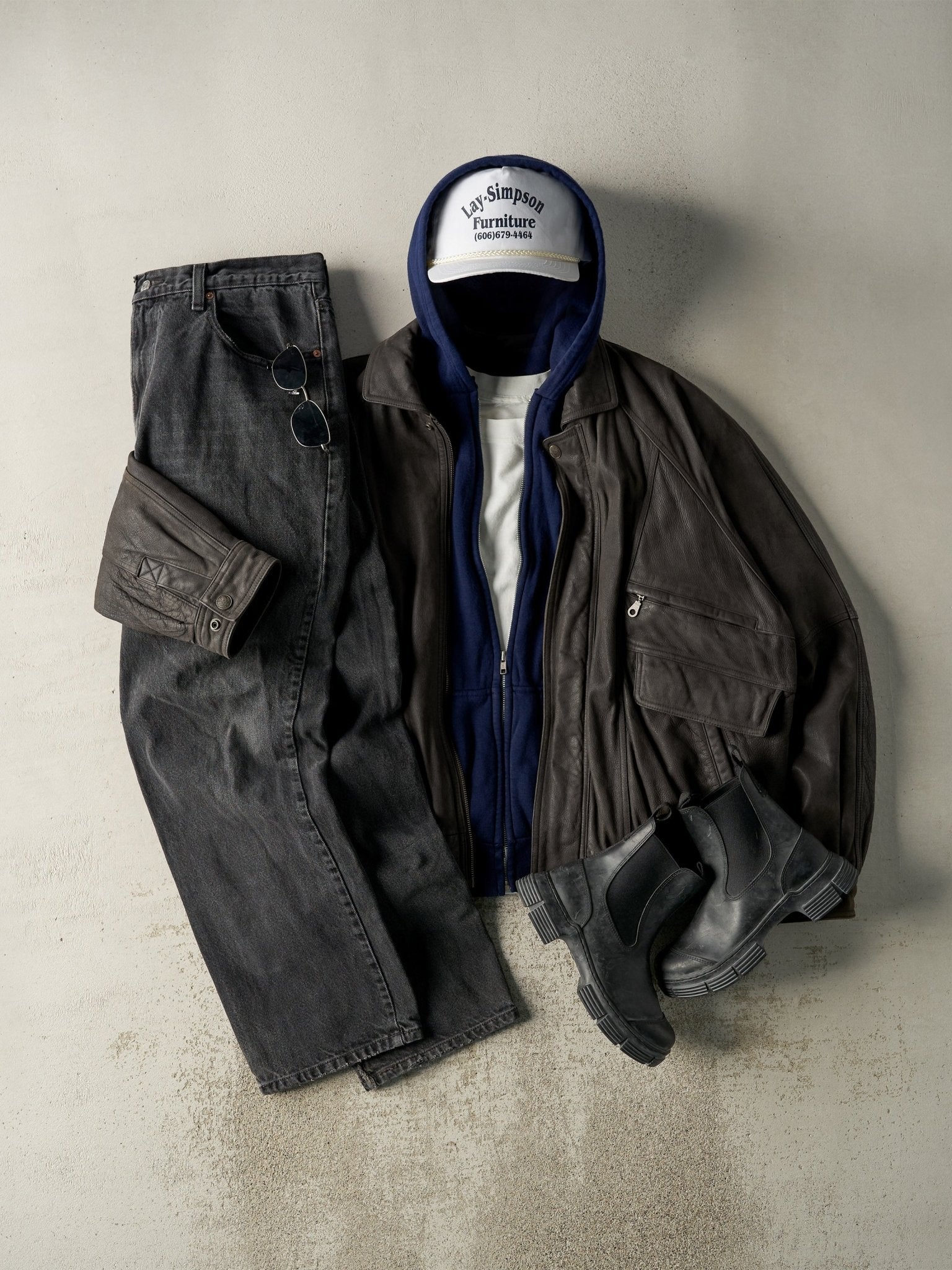 Vintage 90s Brown Timberbay Soft Leather Jacket (L)