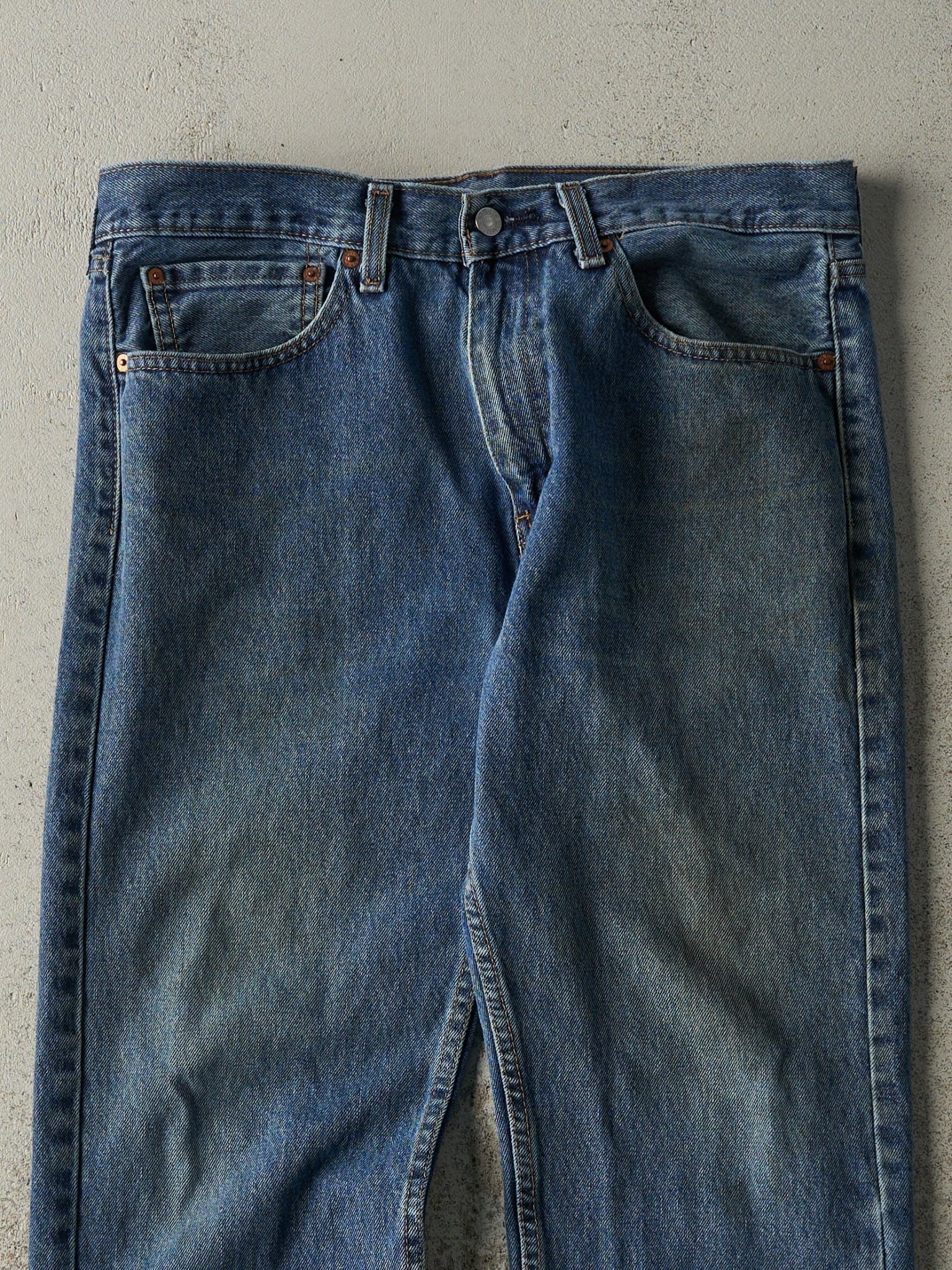 Vintage Y2K Dark Wash Levi's 505 Jeans (34x31.5)