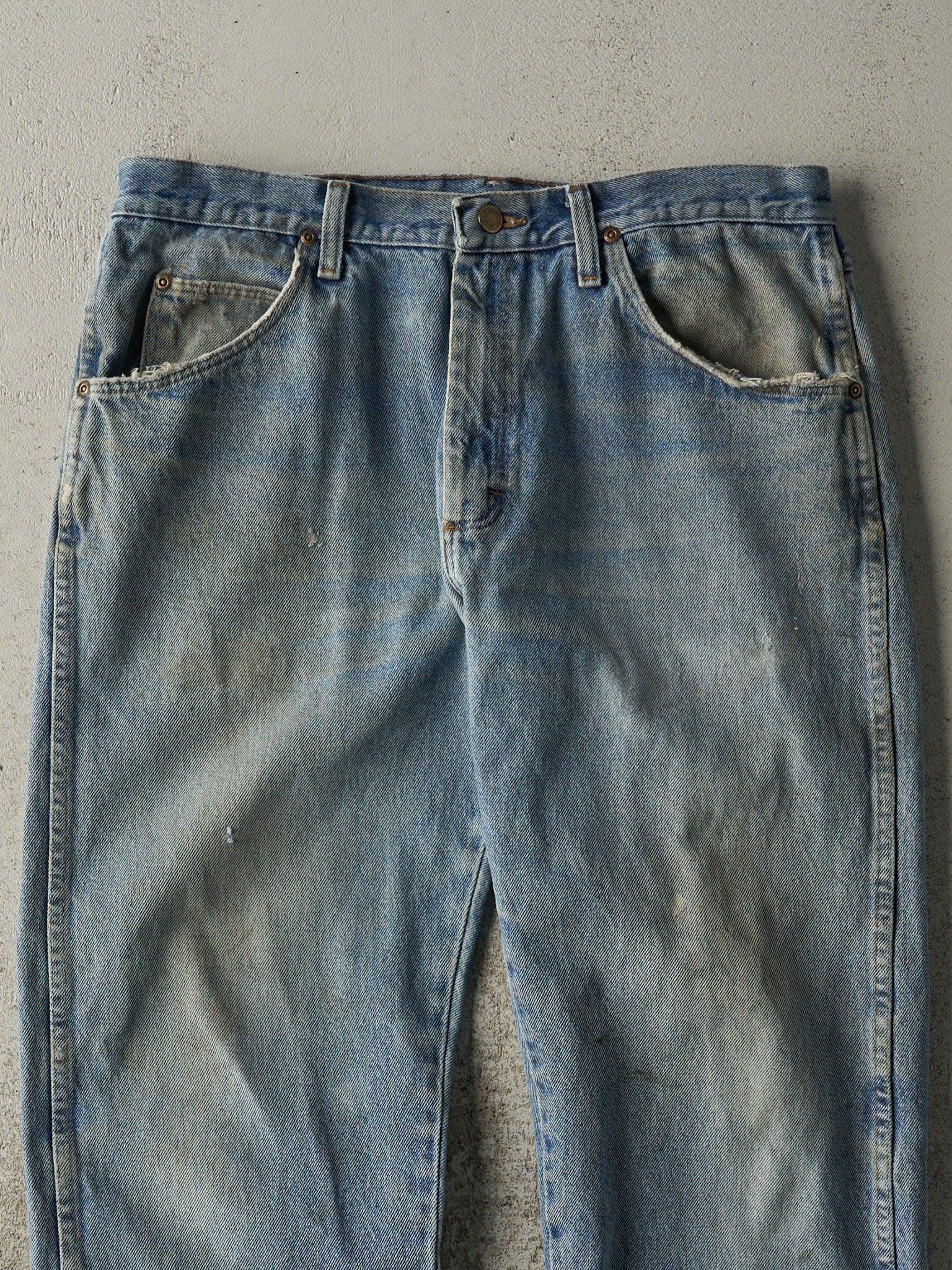 Vintage 90s Light Wash Wrangler Jeans (34x29)