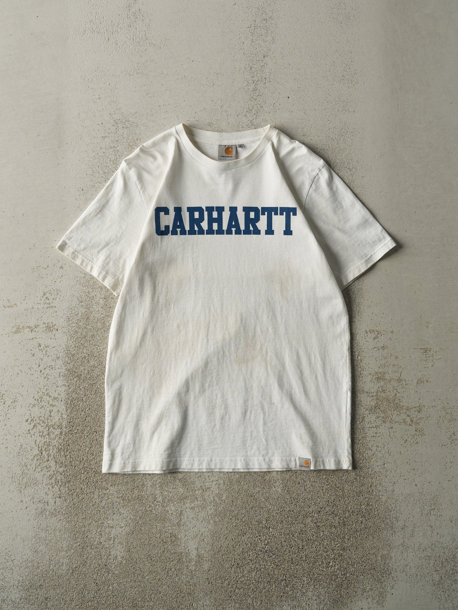 Vintage Y2K White Carhartt Tee (S)