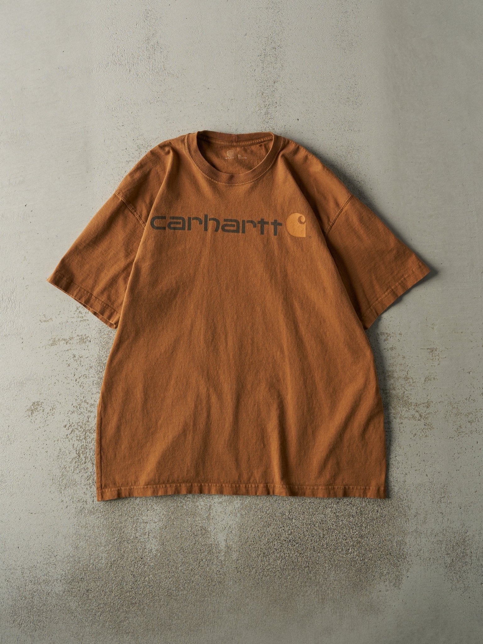 Vintage Y2K Camel Carhartt Logo Tee (XL/XXL)