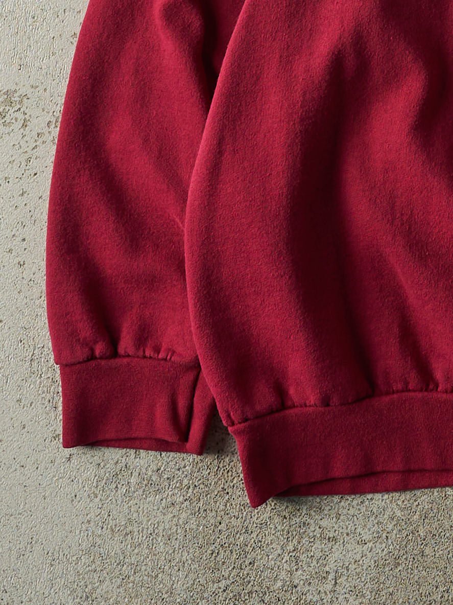 Vintage 90s Burgundy Muskoka Canada Boxy Crewneck (L/XL)