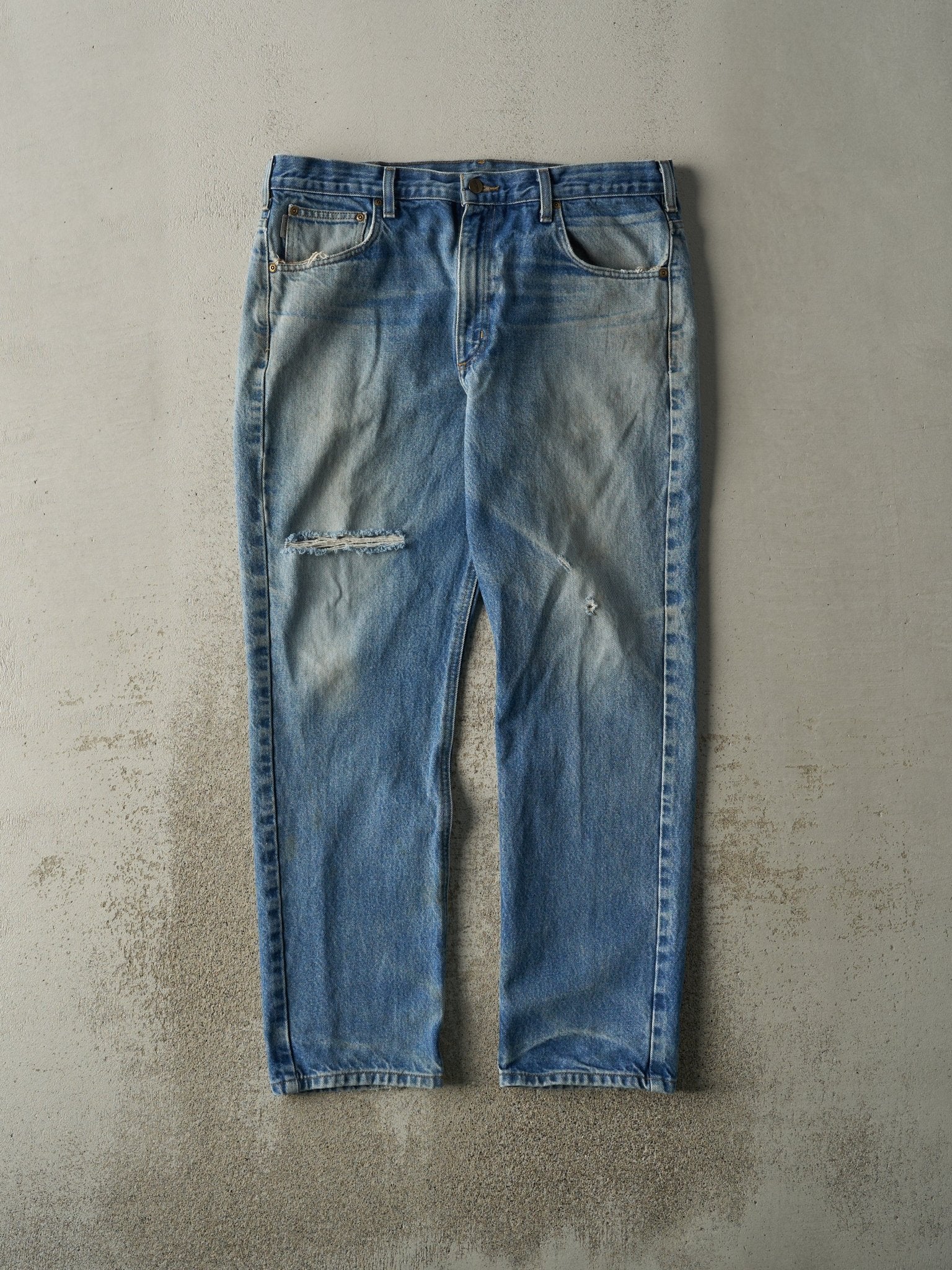 Vintage Y2K Mid Wash Carhartt Jeans (36x30.5)