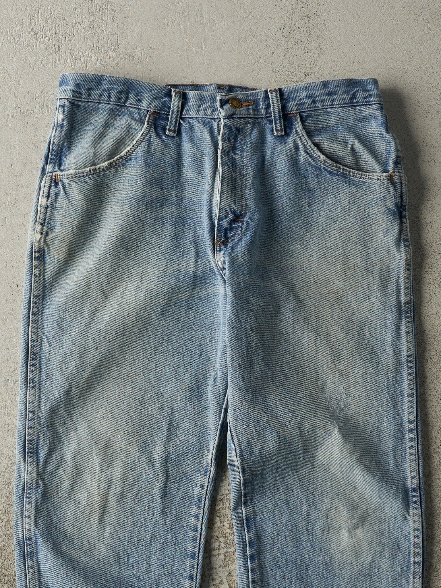 Vintage 90s Light Wash Rustler Jeans (32x29)