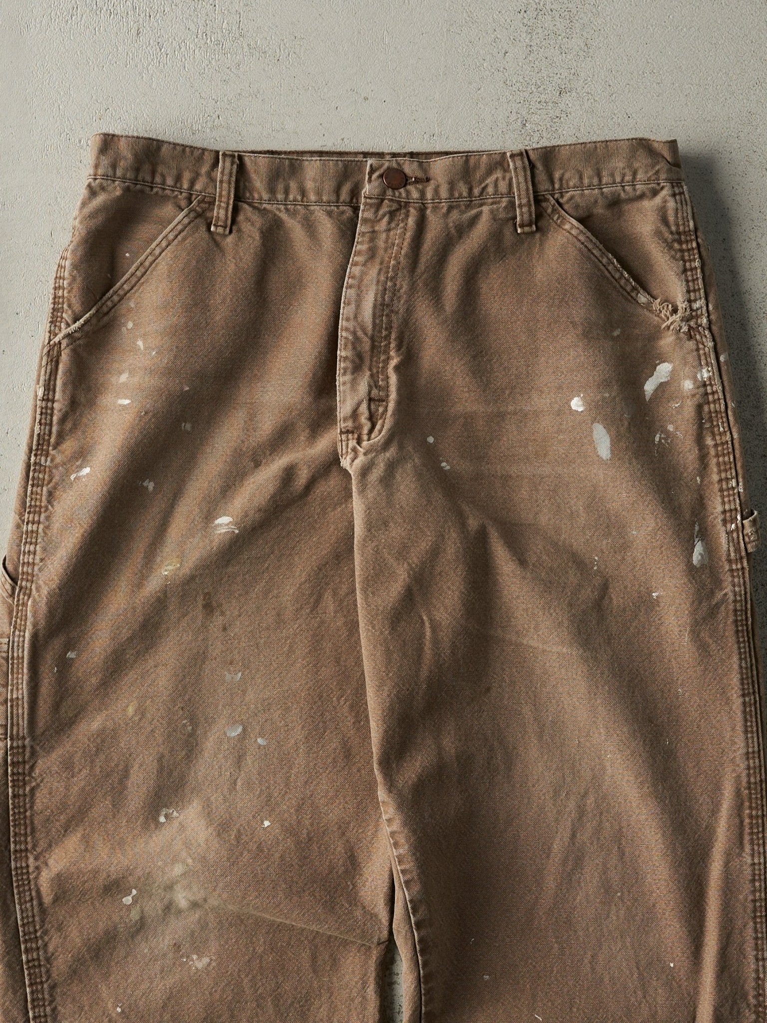 Vintage 90s Brown Rustler Carpenter Pants (34x28.5)