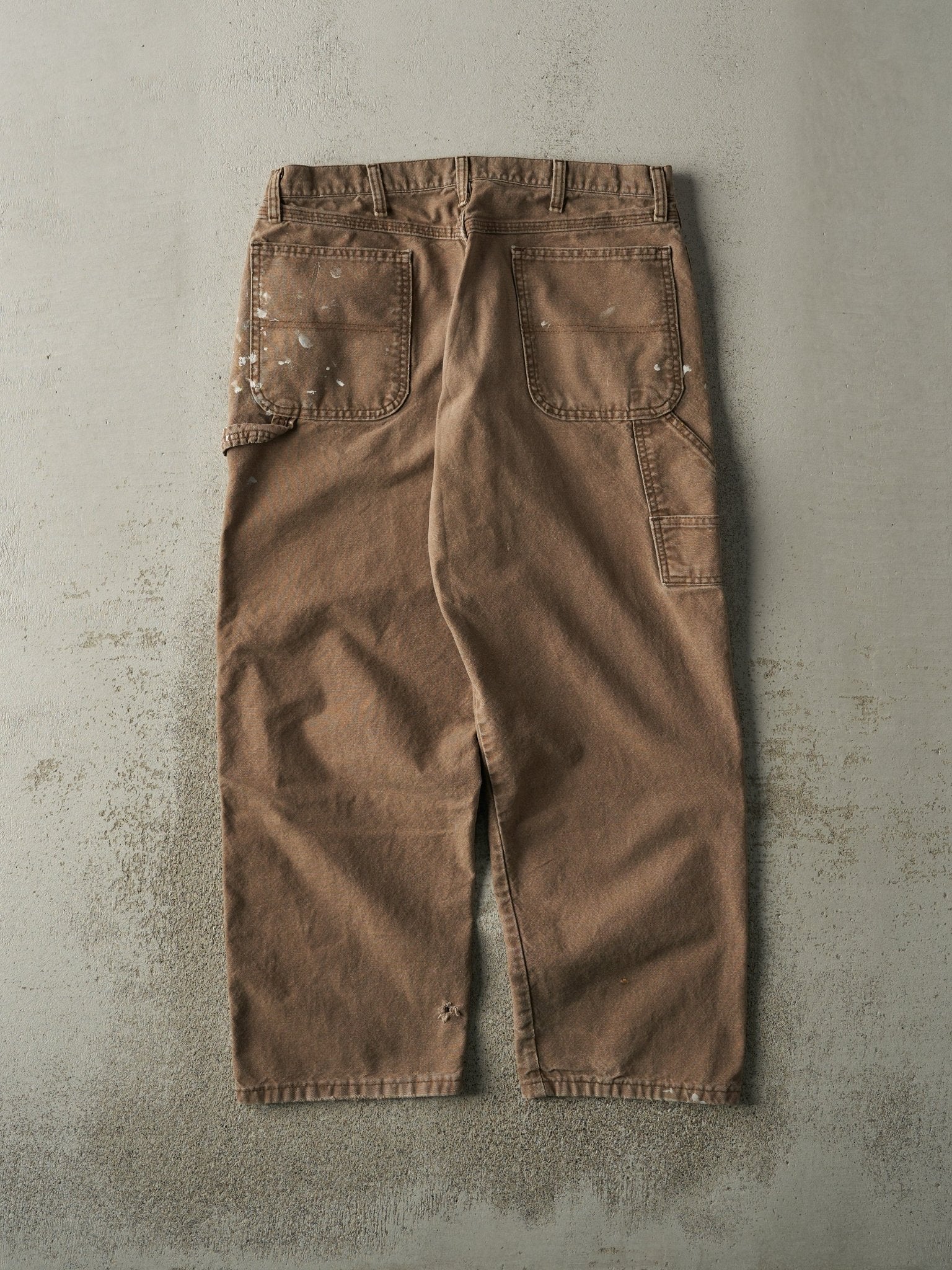 Vintage 90s Brown Rustler Carpenter Pants (34x28.5)
