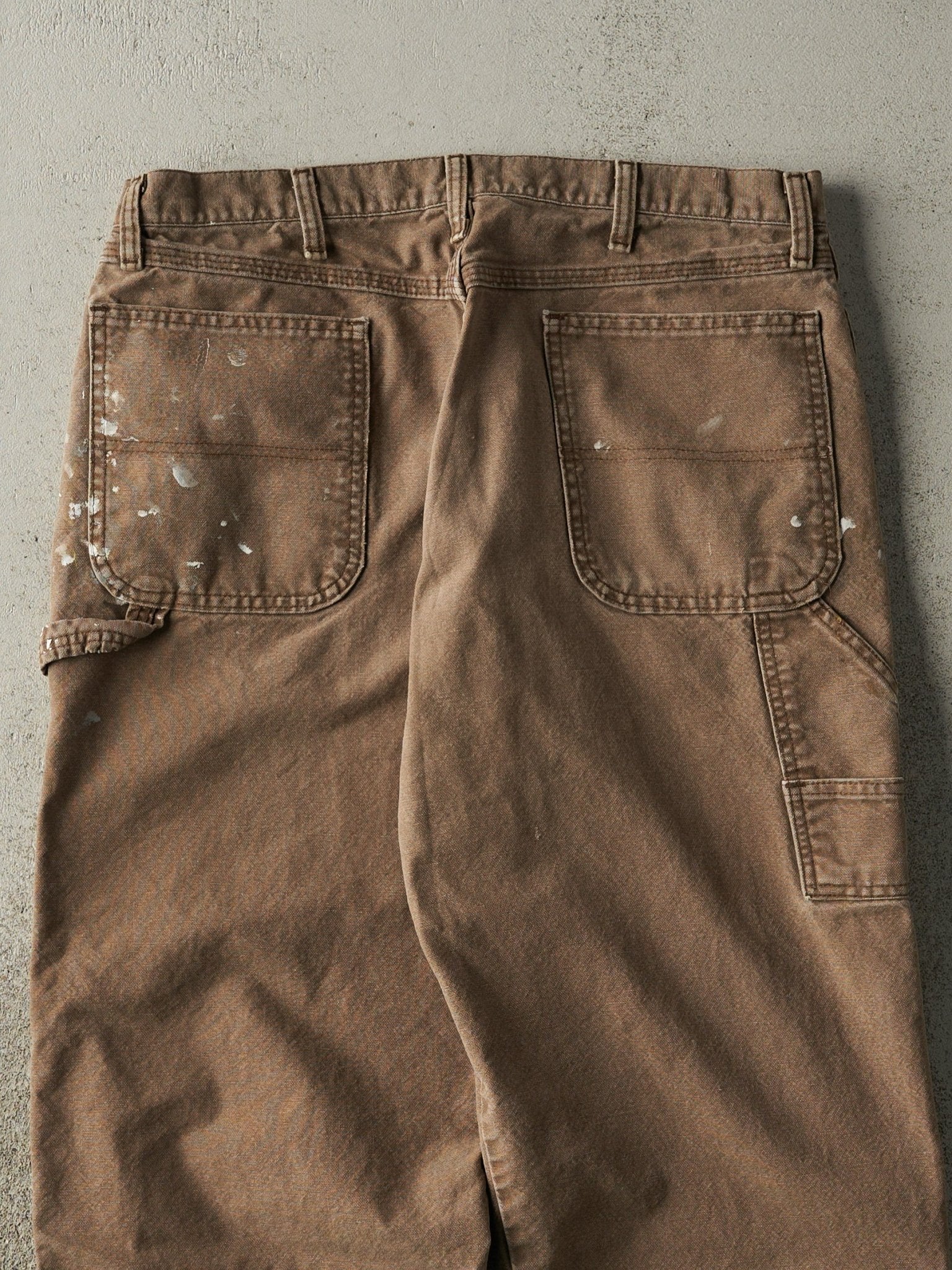 Vintage 90s Brown Rustler Carpenter Pants (34x28.5)