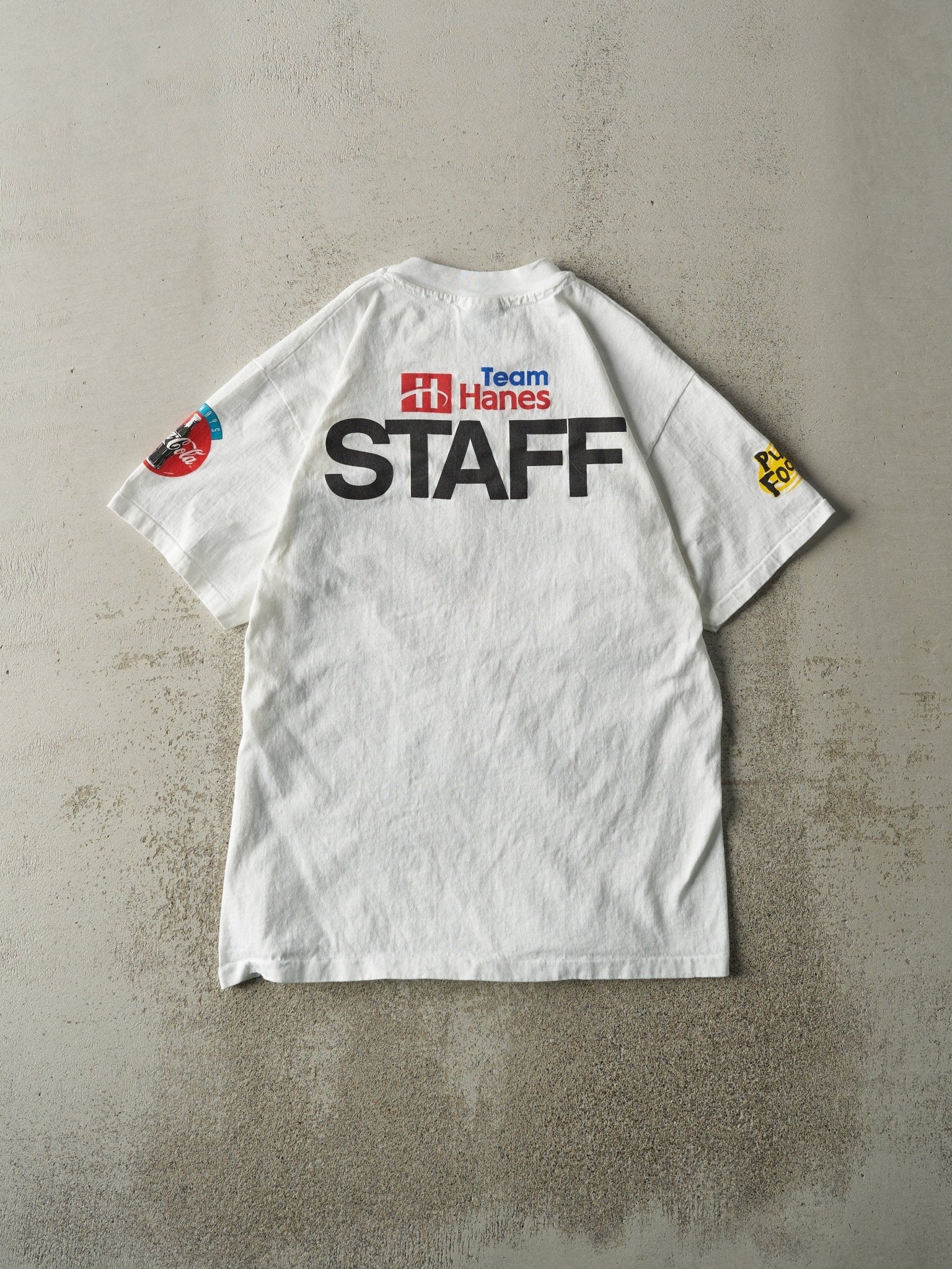 Vintage 96' White NFL Experience Single Stitch Tee (M)