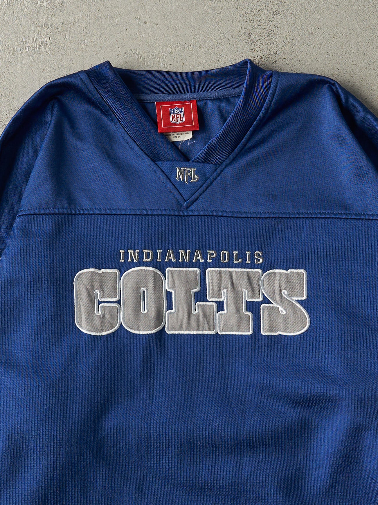 Vintage Y2K Blue Indianapolis Colts Long Sleeve Jersey (XXL/XXXL)