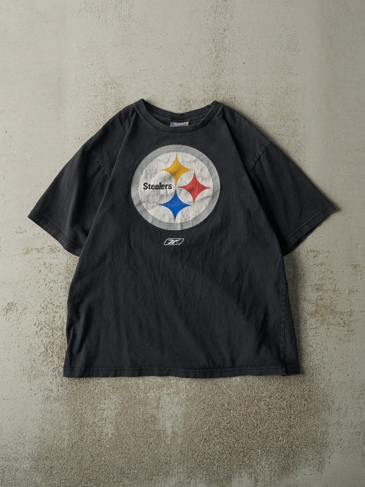 Vintage Y2K Black Pittsburgh Steelers Tee (M)