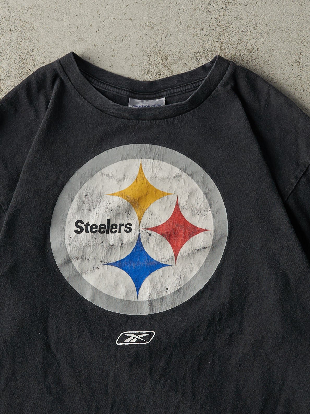 Vintage Y2K Black Pittsburgh Steelers Tee (M)