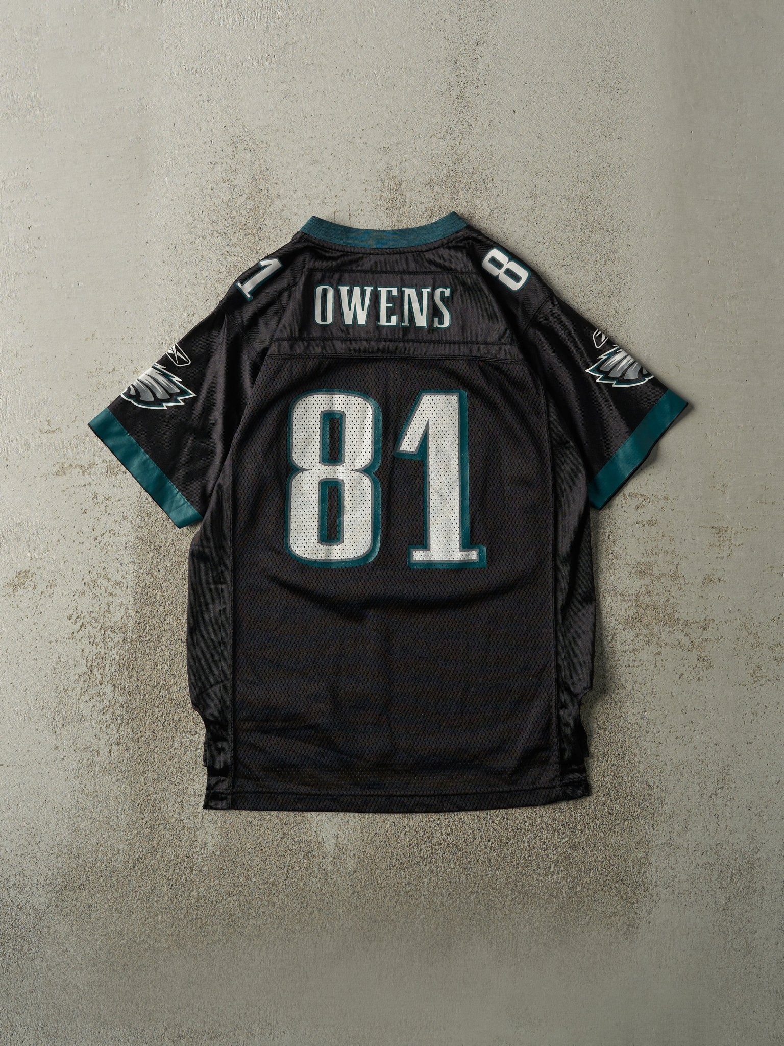 Vintage Y2K Black Philadelphia Eagles #81 Terrell Owens Jersey (S)