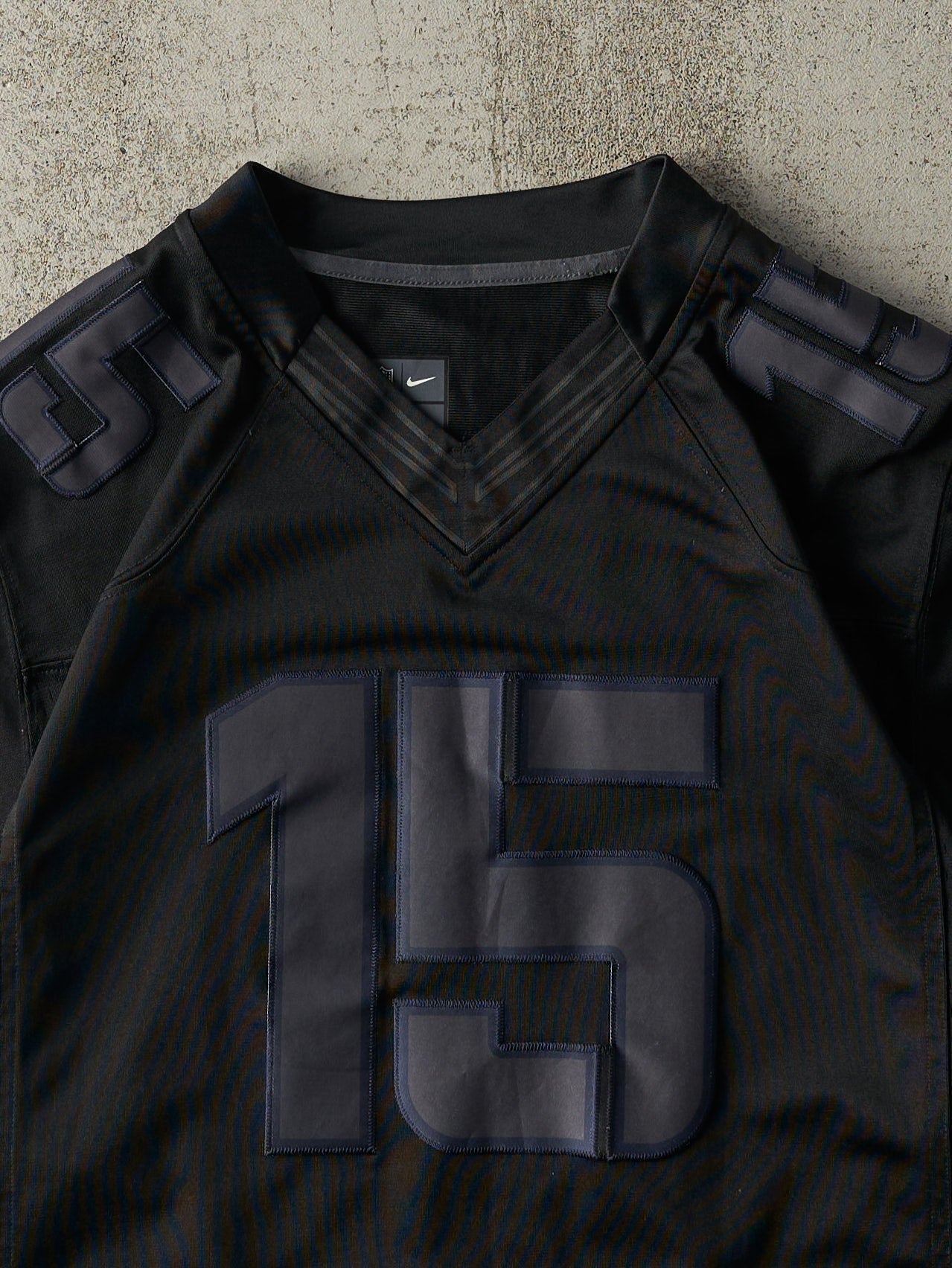 Vintage Y2K Black Chicago Bears #15 Marshall Cropped Jersey (L)