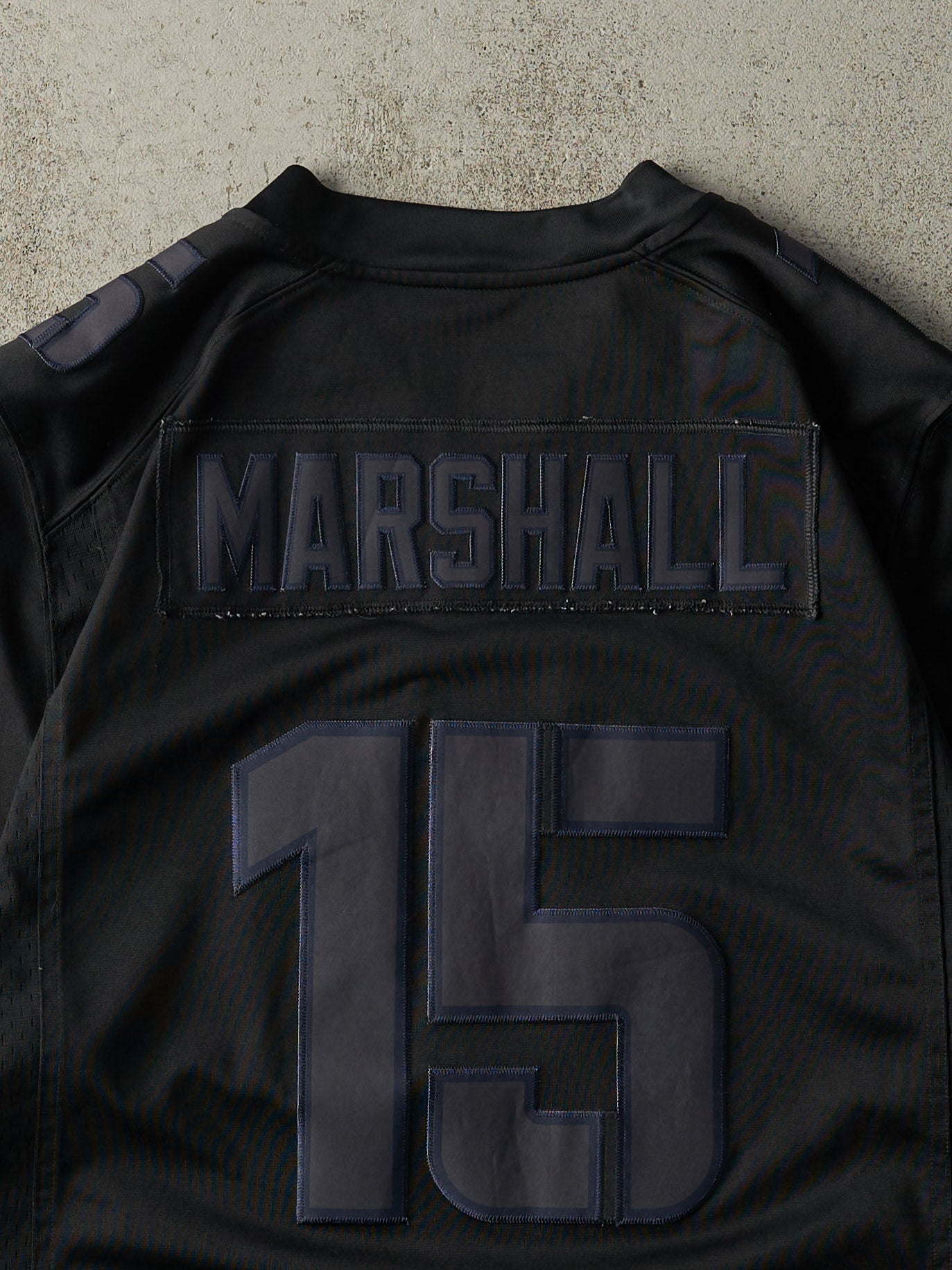 Vintage Y2K Black Chicago Bears #15 Marshall Cropped Jersey (L)