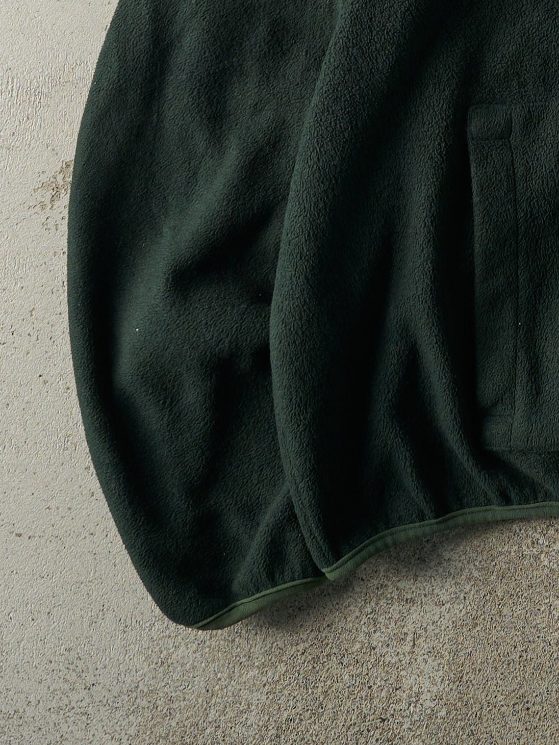 Vintage Y2K Green Embroidered Green Bay Packers Fleece Quarter Zip (XL)