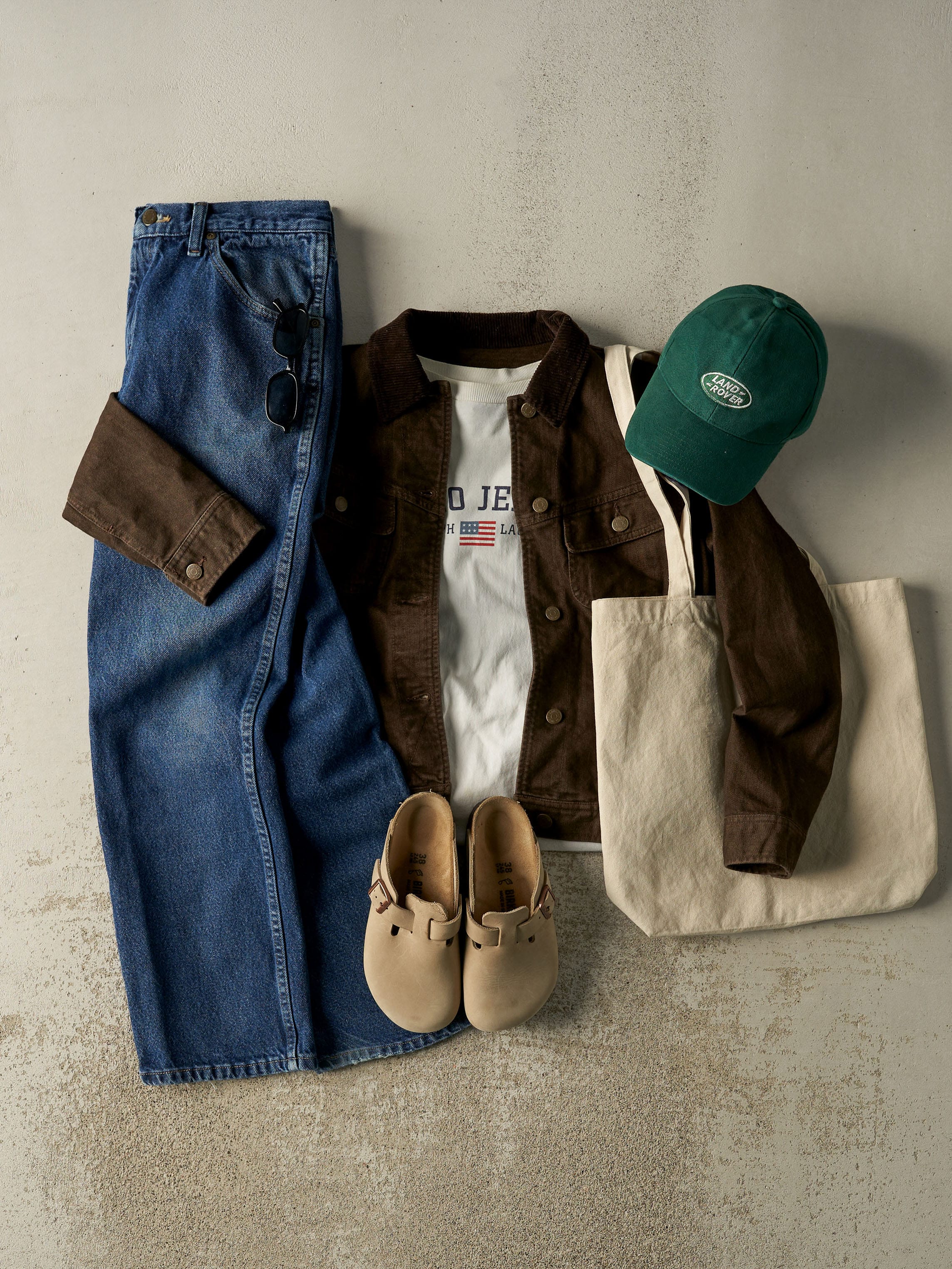 Vintage 90s White Polo Jeans Ralph Lauren Tee (L)