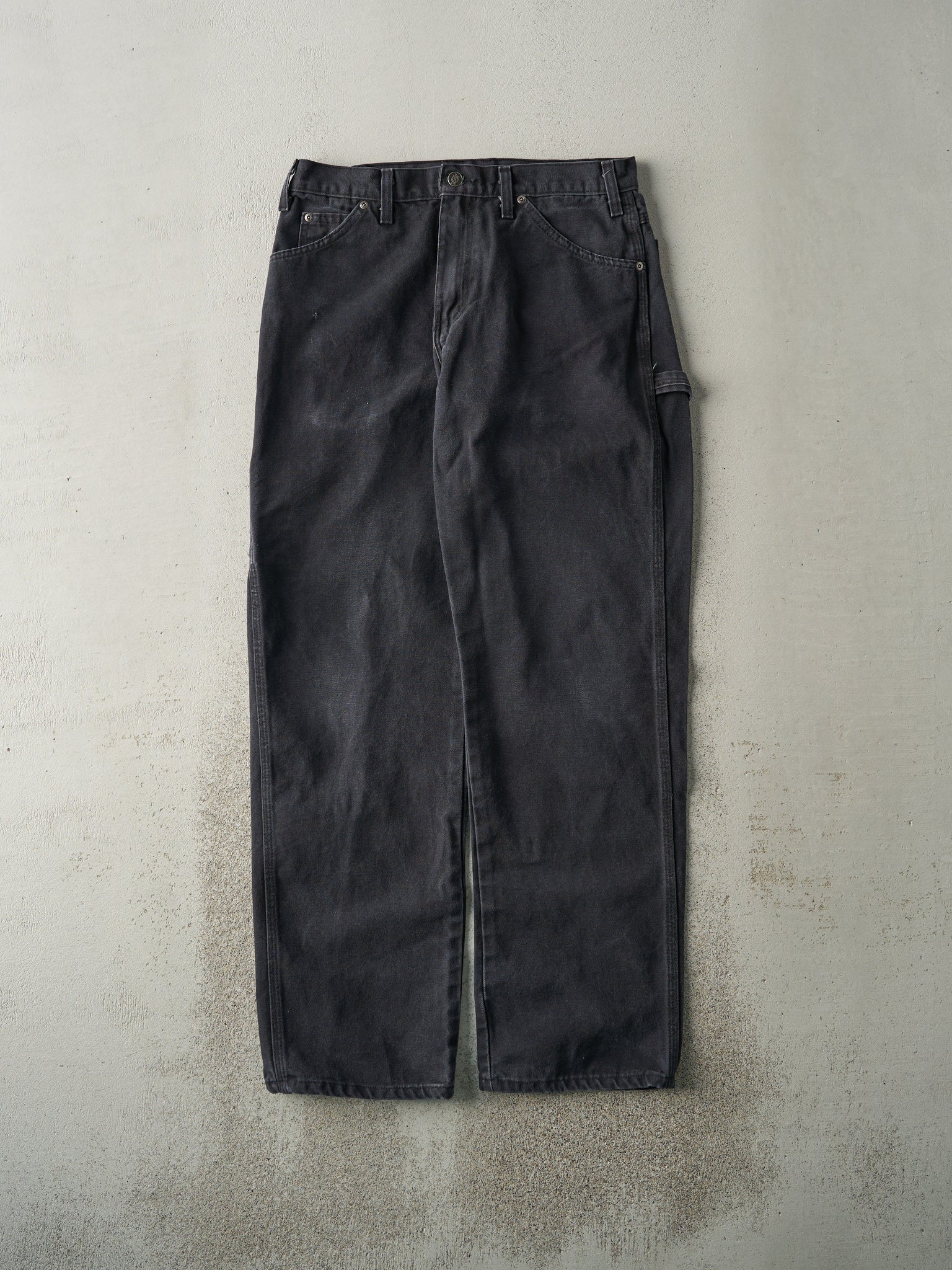 Vintage 90s Faded Black Dickies Carpenter Pants (30x32)