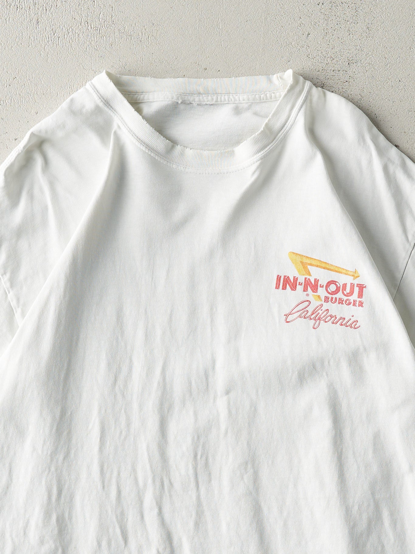 Vintage Y2K White In-N-Out Burger California Tee (M)