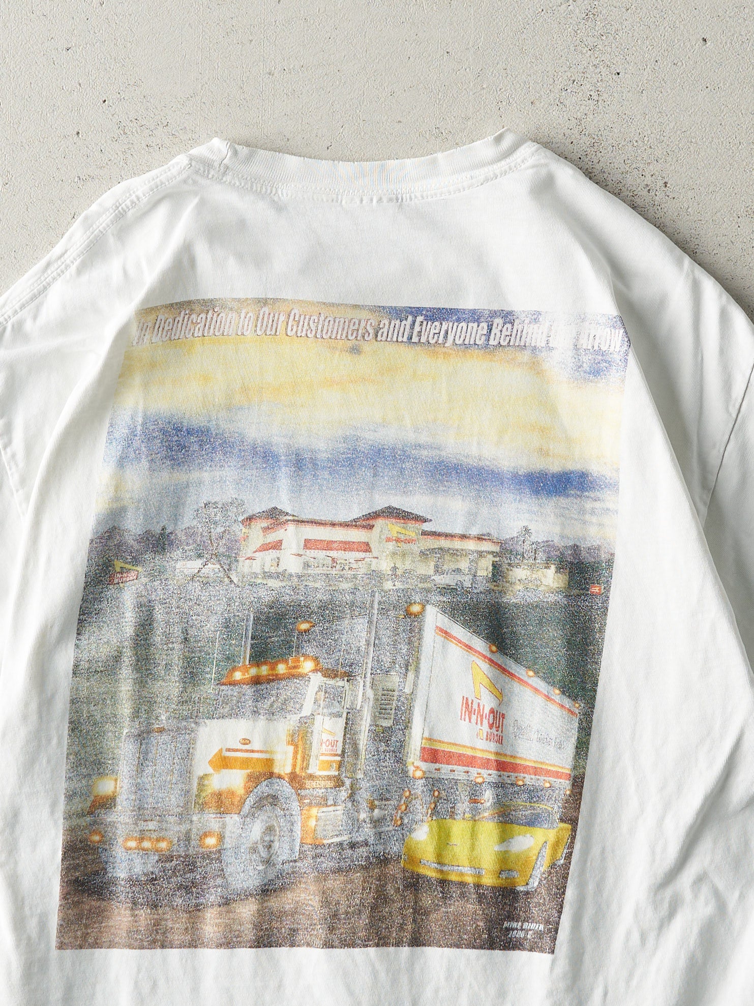 Vintage Y2K White In-N-Out Burger California Tee (M)