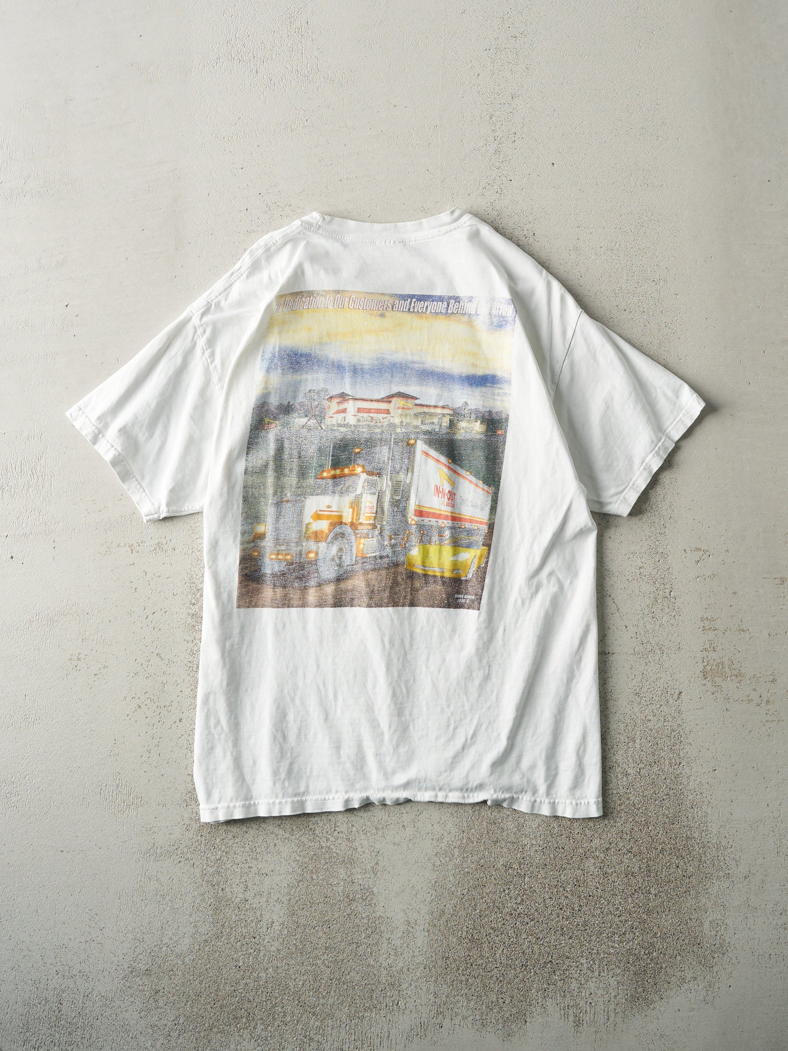 Vintage Y2K White In-N-Out Burger California Tee (M)