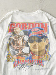 Vintage 01' White Jeff Gordon Nascar Racing Tee (M)