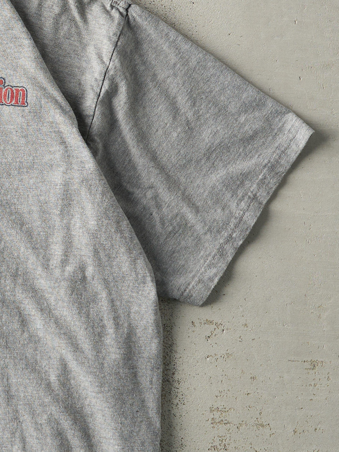 Vintage Y2K Grey Temptation Slogan Tee (L)