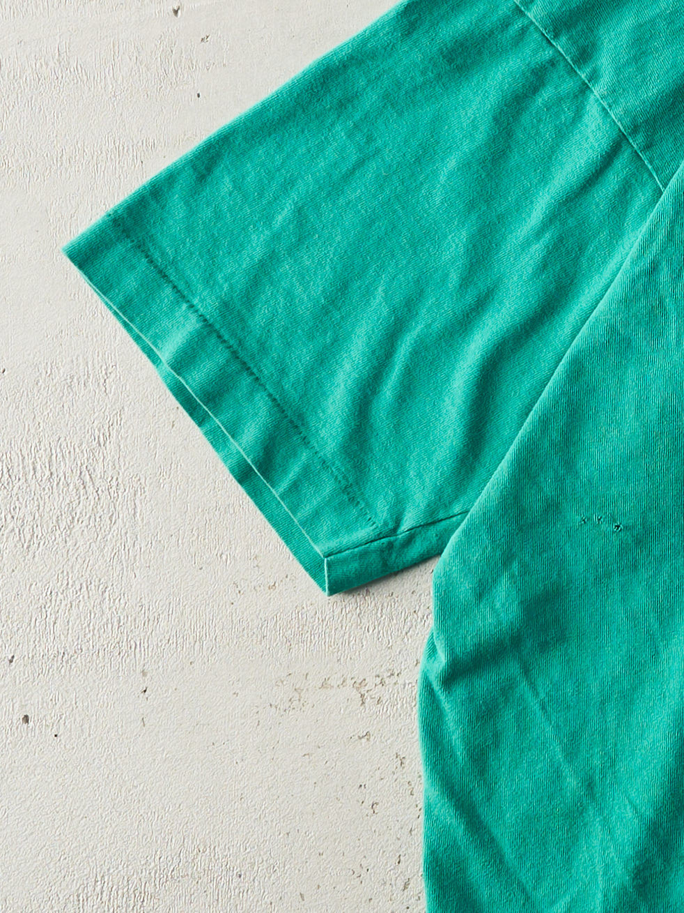 Vintage 90s Green Reebok Logo Single Stitch Tee (L)