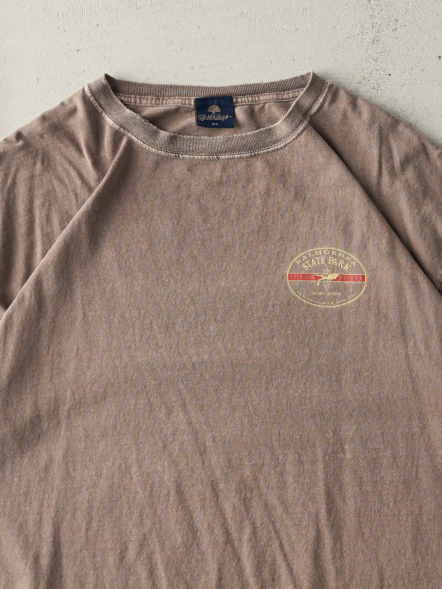 Vintage 04' Washed Brown Balmorhea State Park Tee (L)