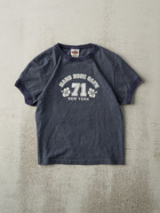 Vintage Y2K Washed Navy Hard Rock Cafe Ringer Baby Tee (XS)