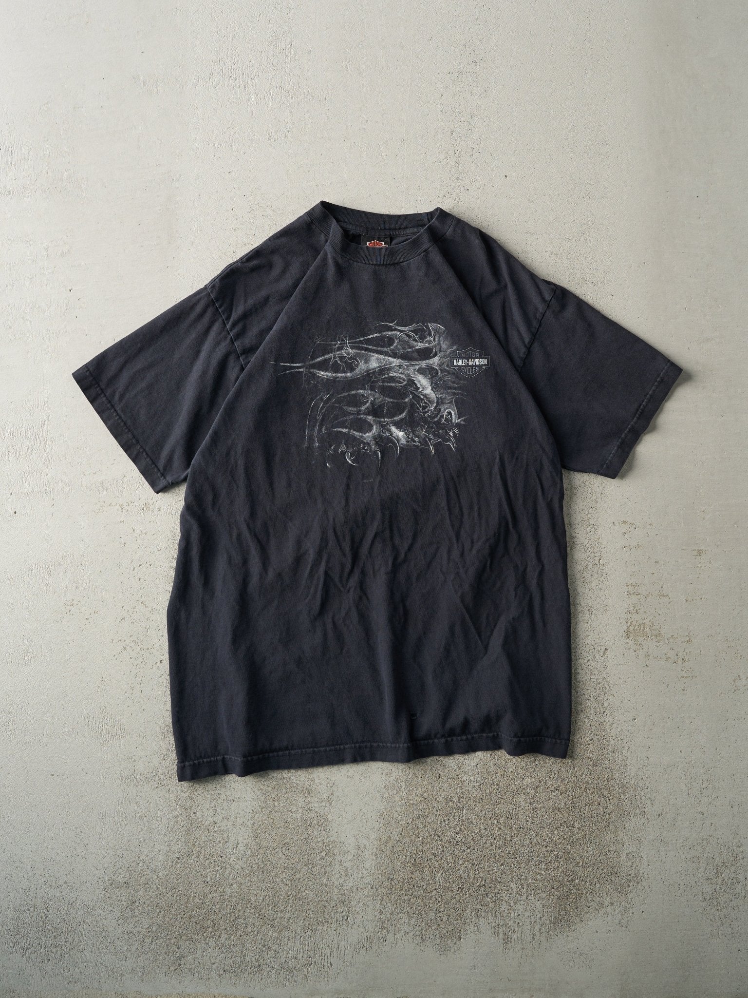 Vintage 04' Faded Black Vancouver BC Harley Davidson Tee (M/L)