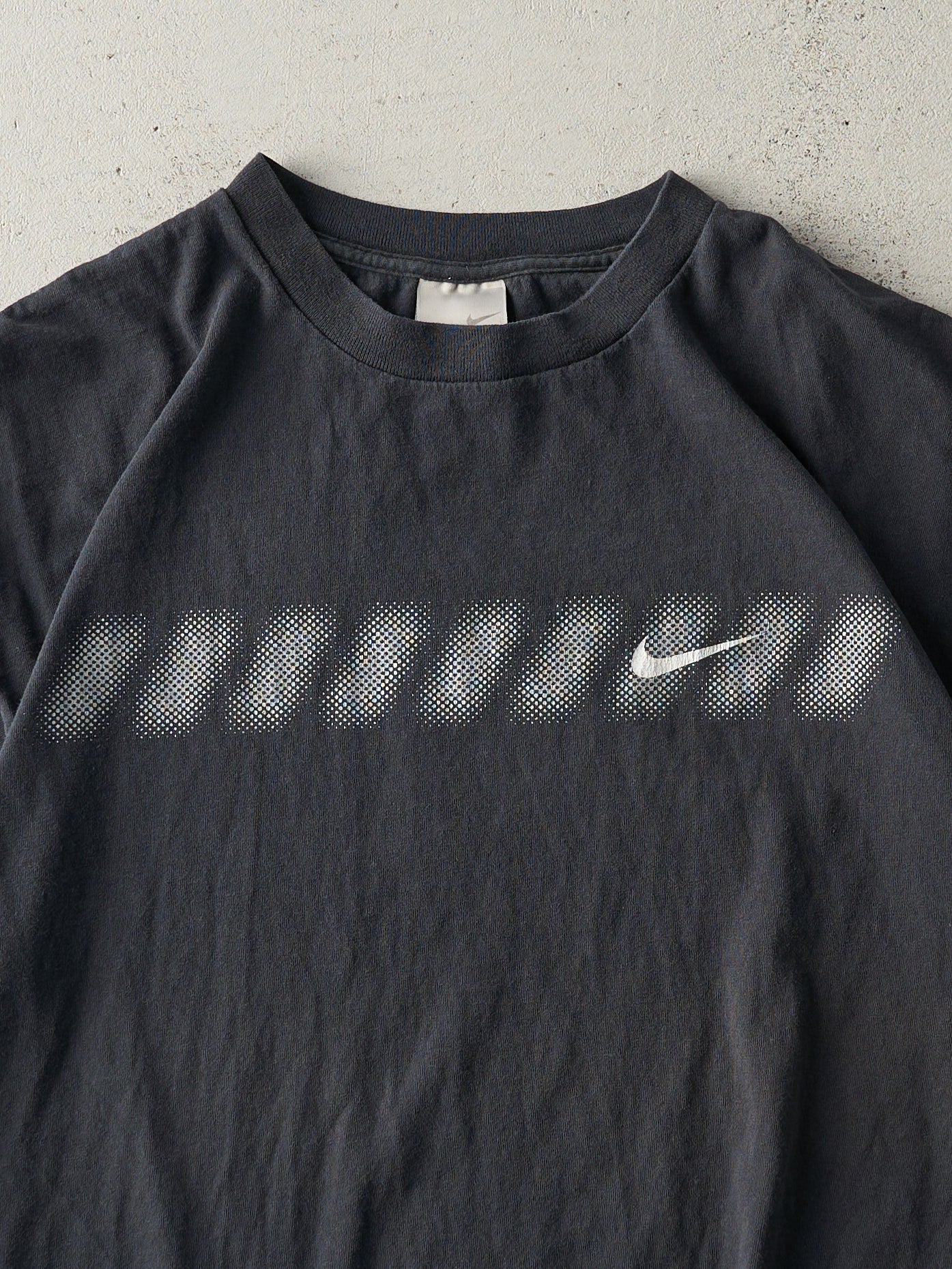 Vintage Y2K Black Nike Swim Tee (L)