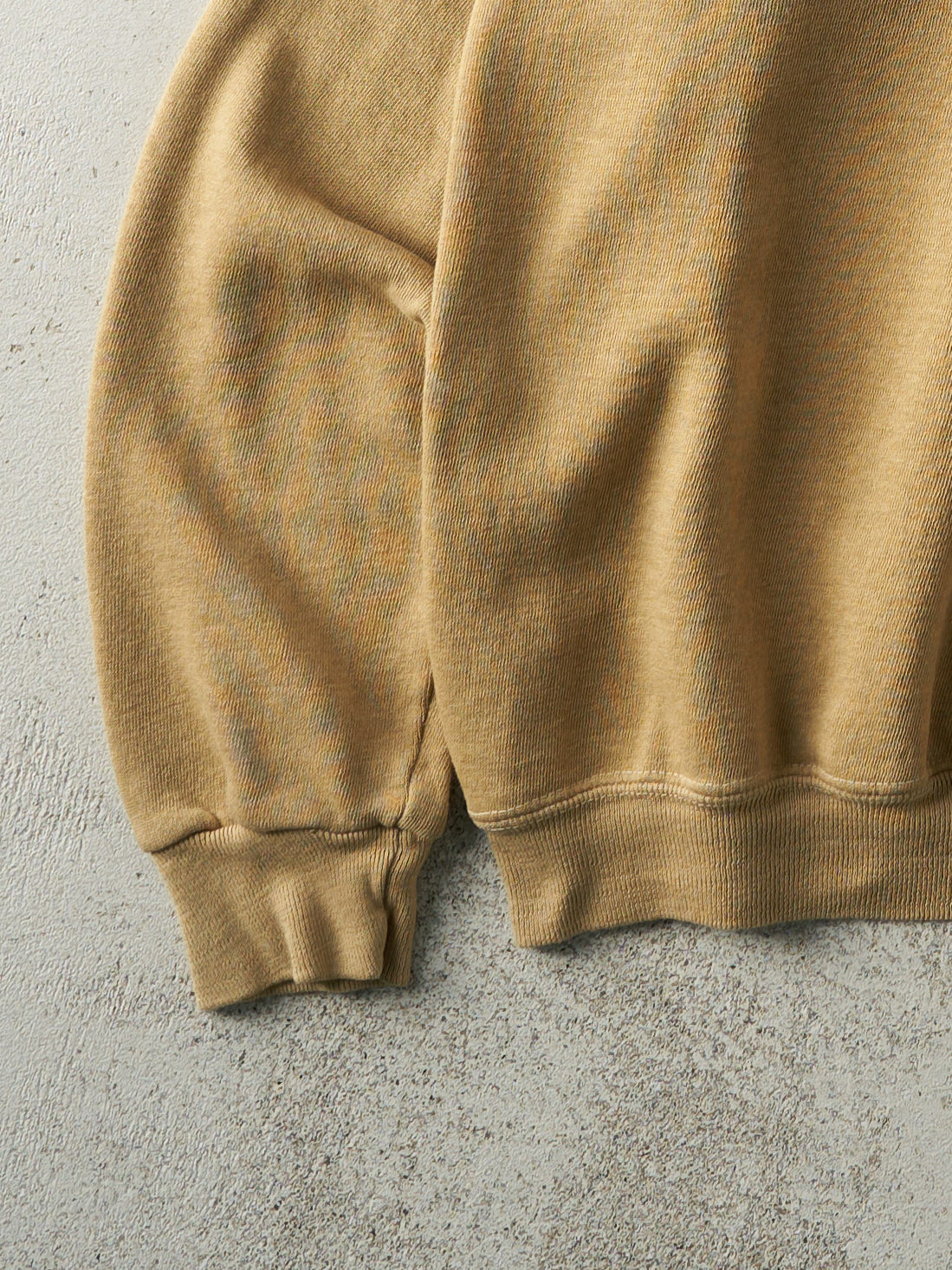 Vintage 80s Beige Blank Boxy Crewneck (M)