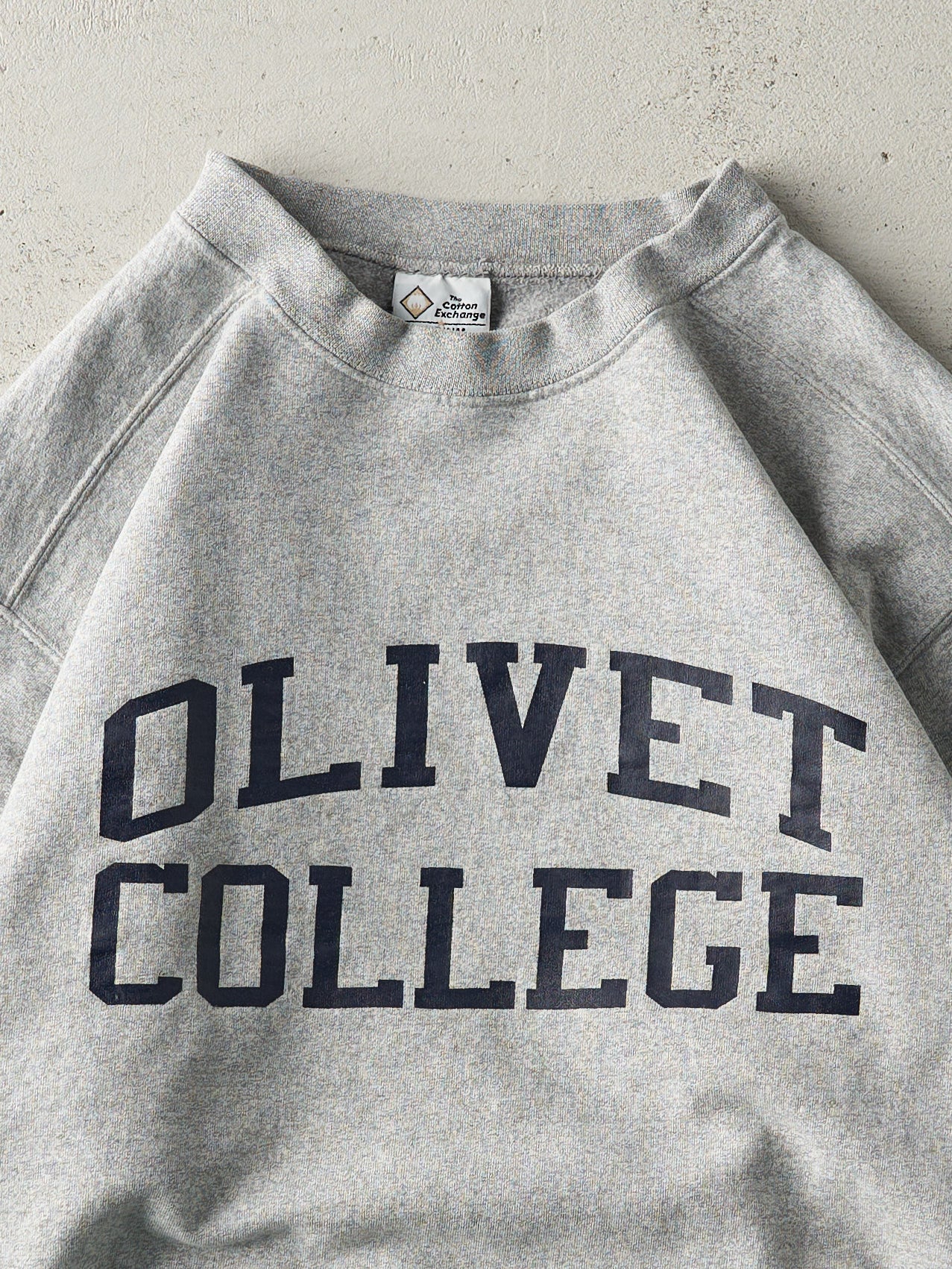 Vintage 90s Grey Olivet College Crewneck (M)