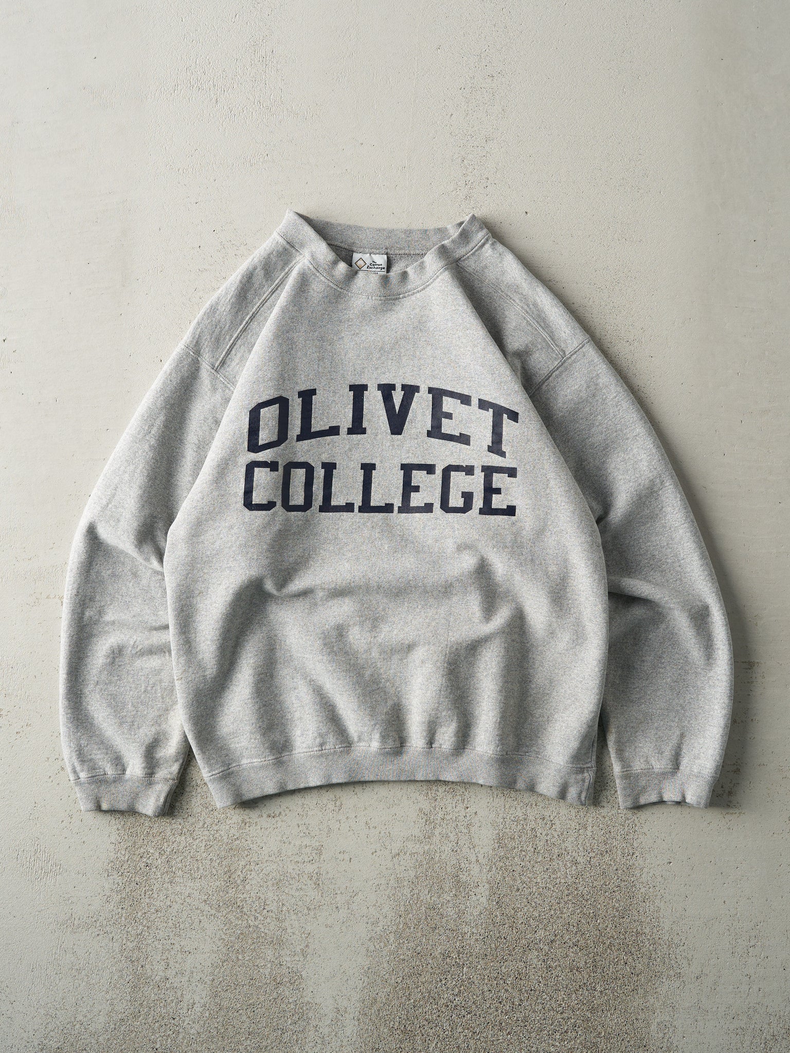 Vintage 90s Grey Olivet College Crewneck (M)