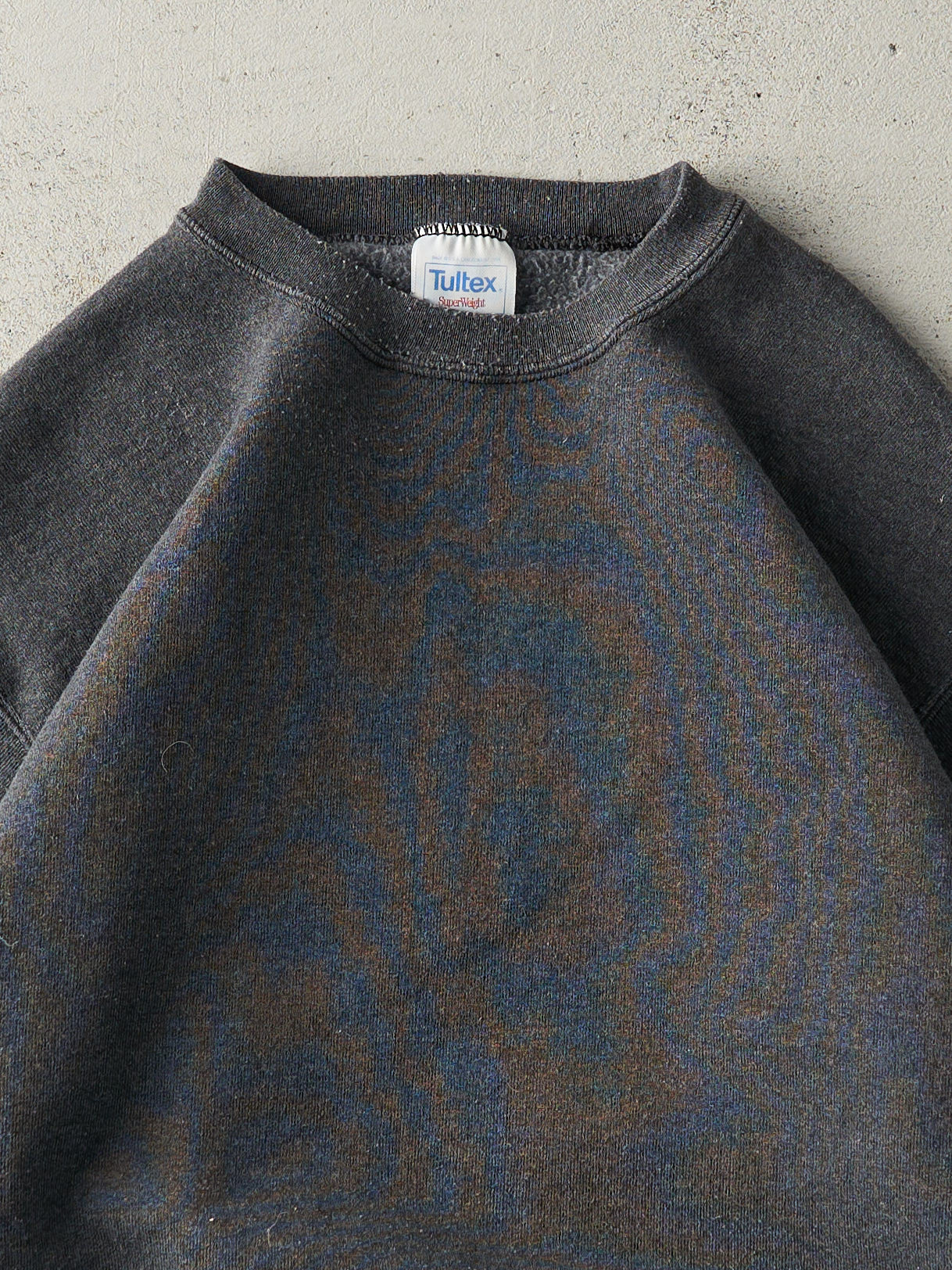 Vintage 90s Charcoal Grey Blank Crewneck (M)