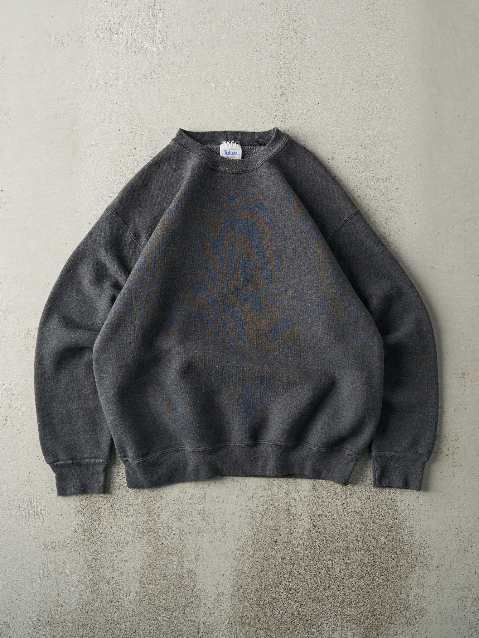 Vintage 90s Charcoal Grey Blank Crewneck (M)