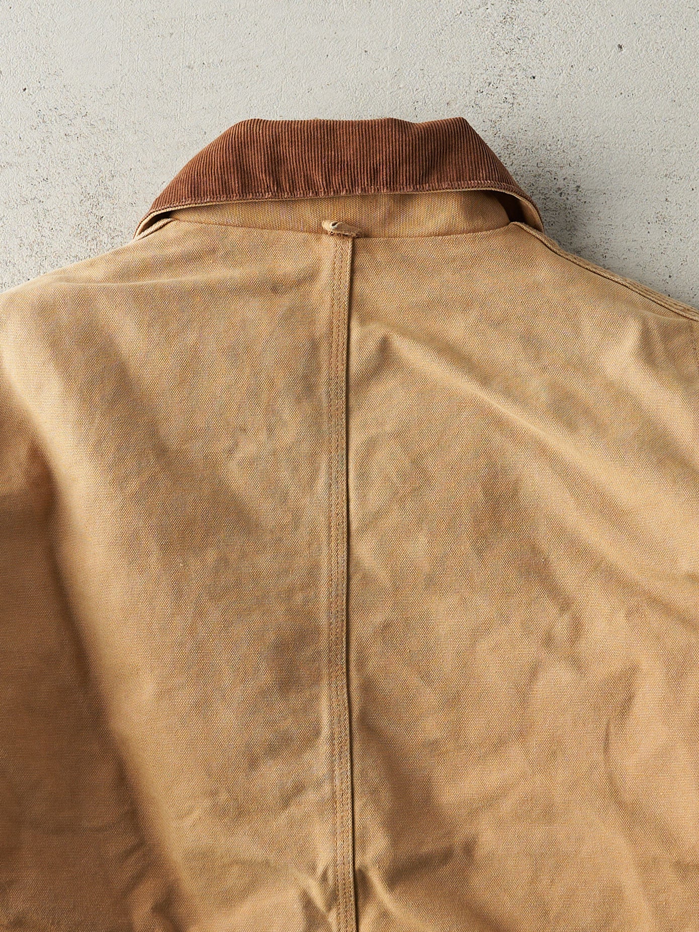 Vintage Y2K Beige Carhartt L Pocket Workwear Jacket (L)