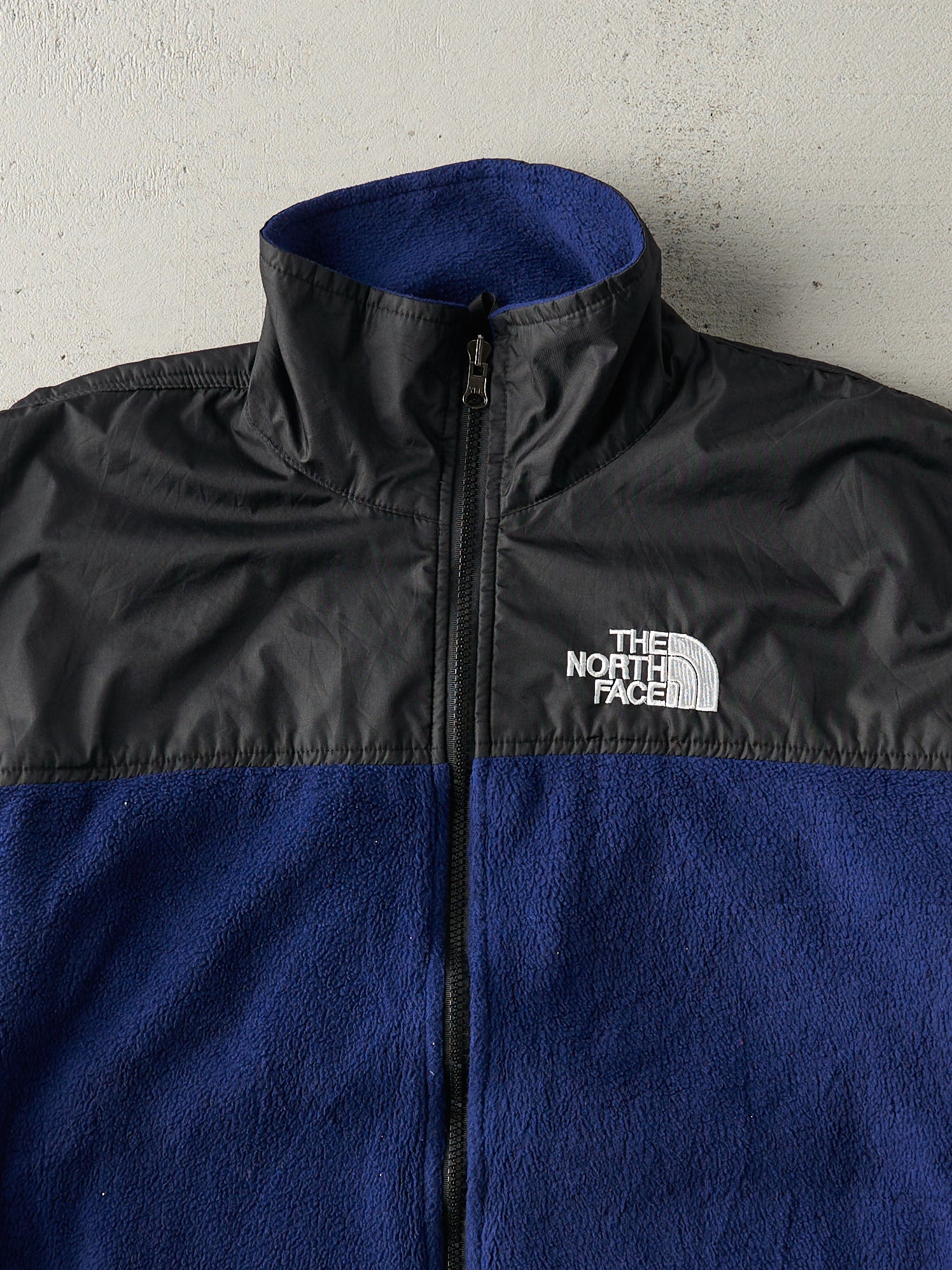 Vintage 90s Navy Blue The North Face Gortex Fleece Jacket (M/L)
