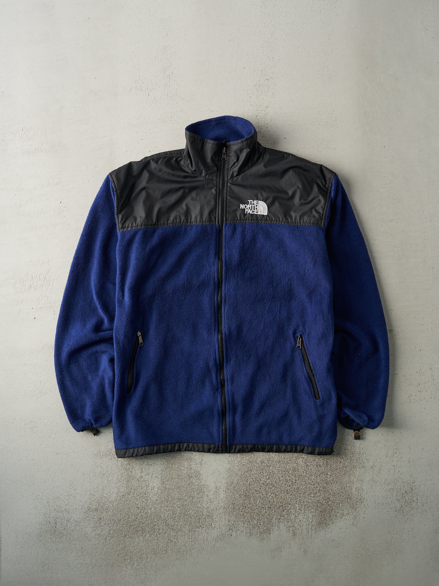 Vintage 90s Navy Blue The North Face Gortex Fleece Jacket (M/L)