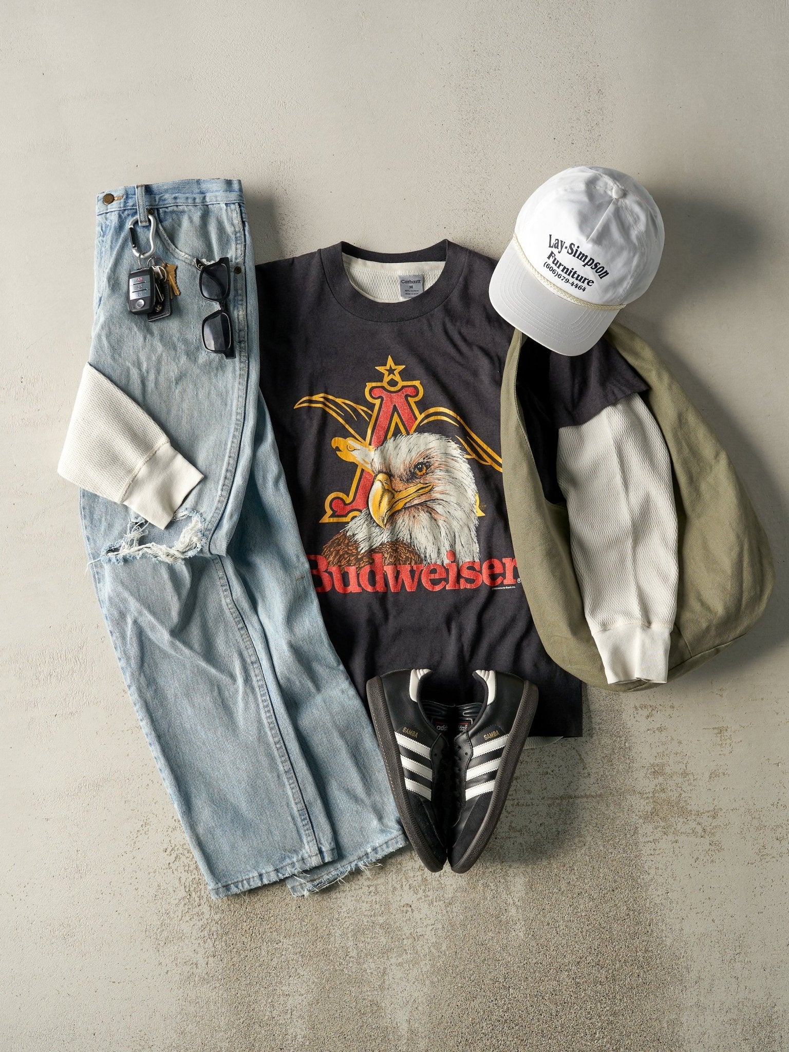 Vintage 88' Black Budweiser Tee (S)